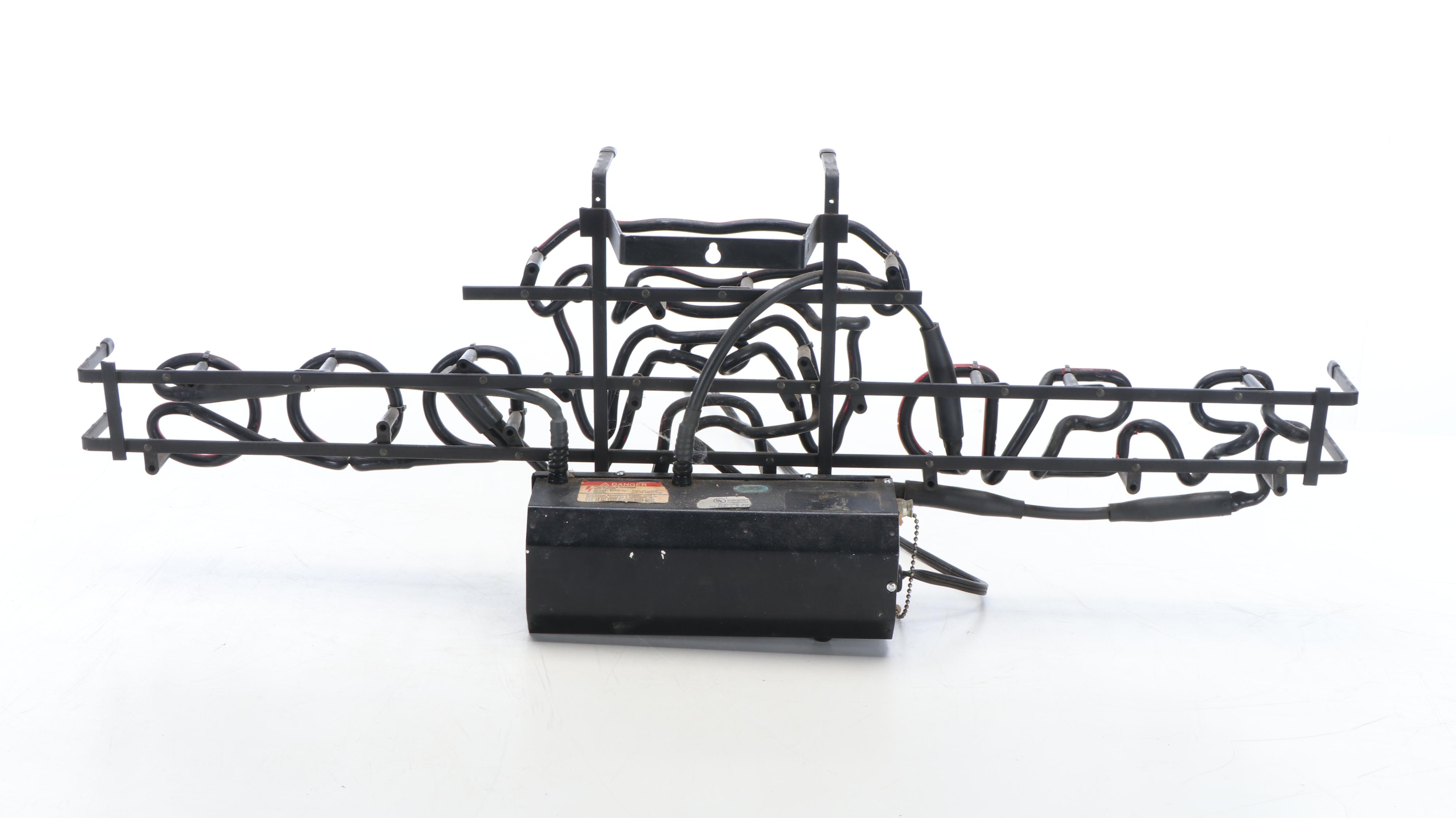 Red Dog Beer Advertising Neon Sign, Late 20th Century