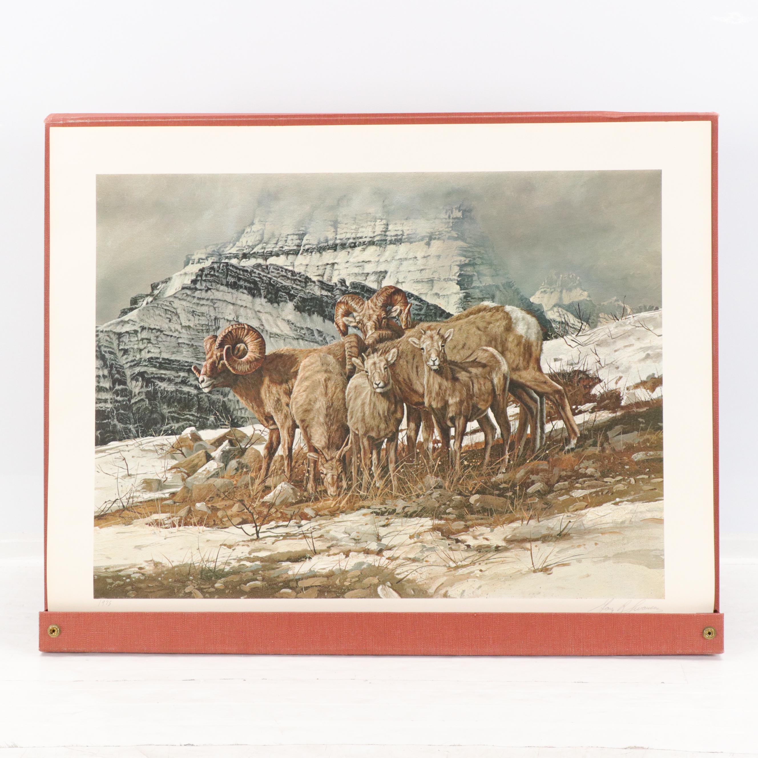 The Franklin Mint 1975 Official "World Wildlife Portfolio of Big Game Art"