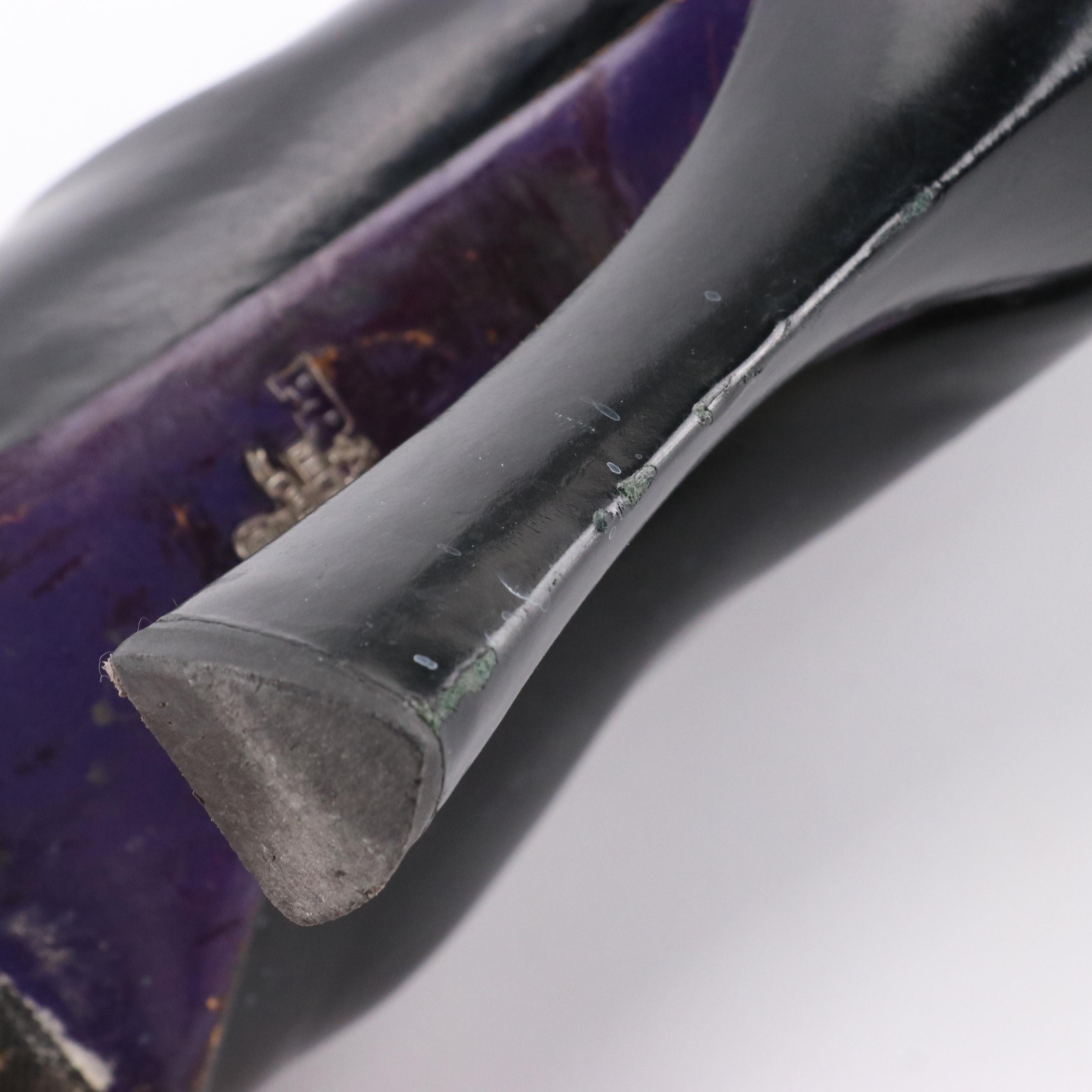 Prada Black Leather Chunky Platform Boots