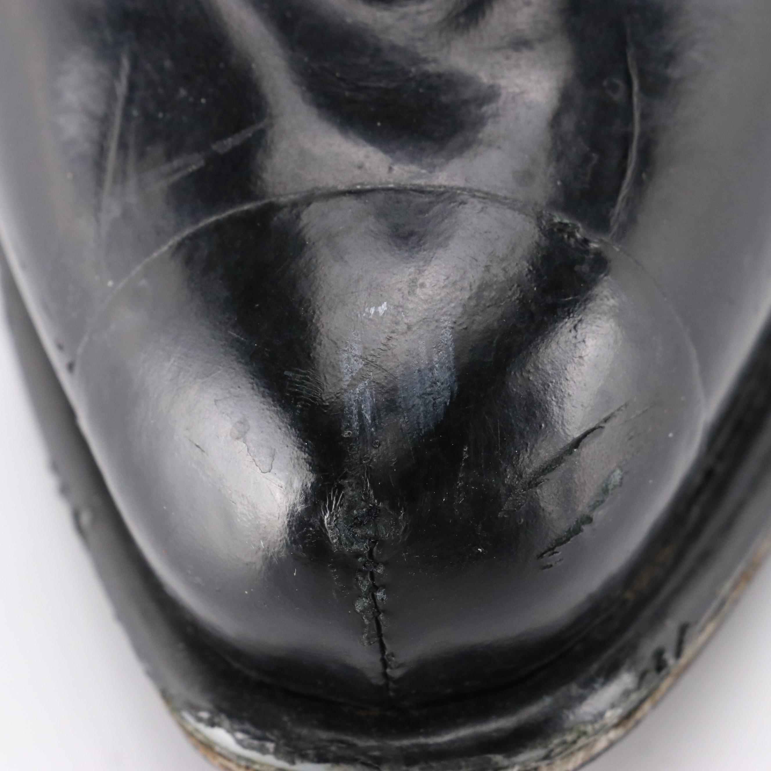 Prada Black Leather Chunky Platform Boots