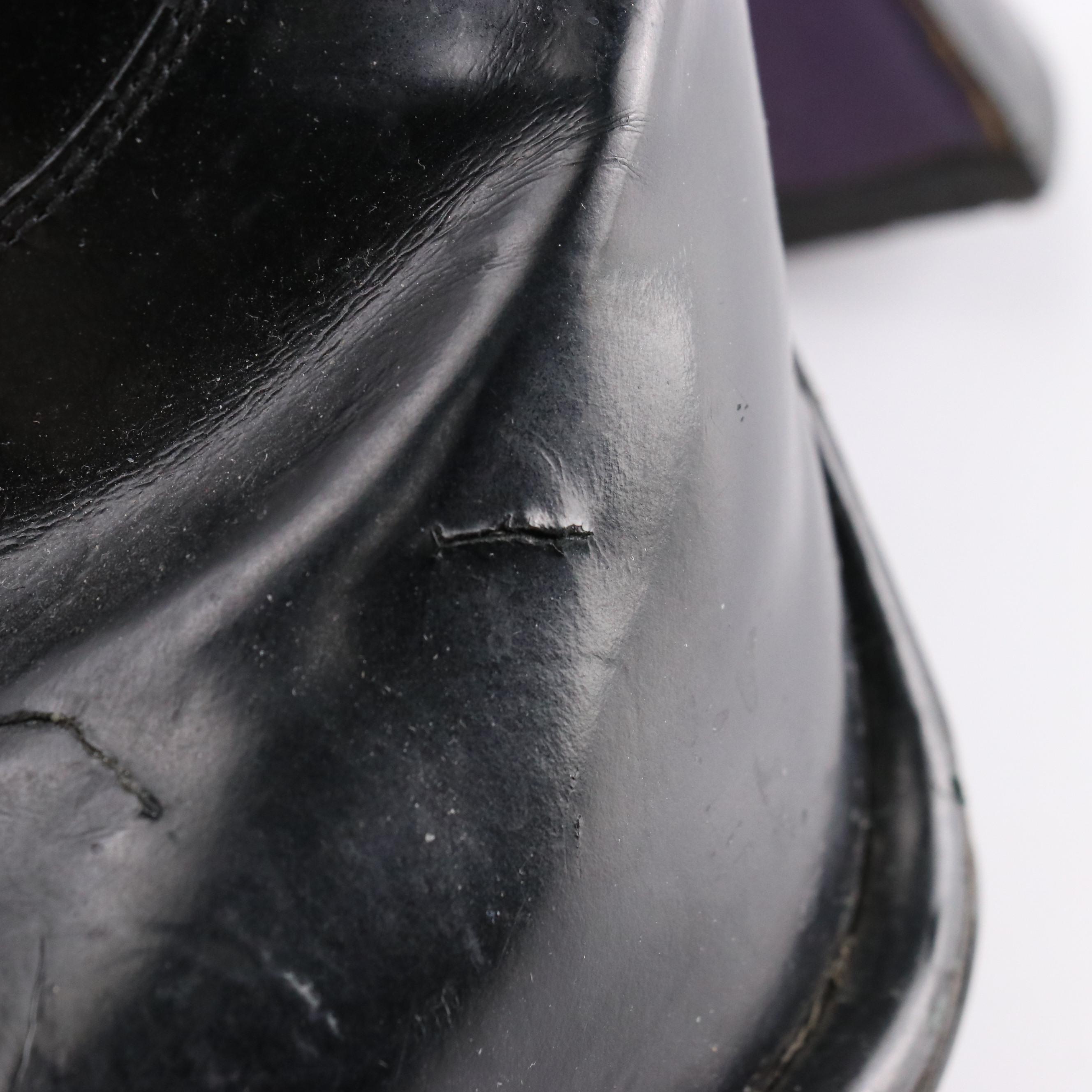 Prada Black Leather Chunky Platform Boots