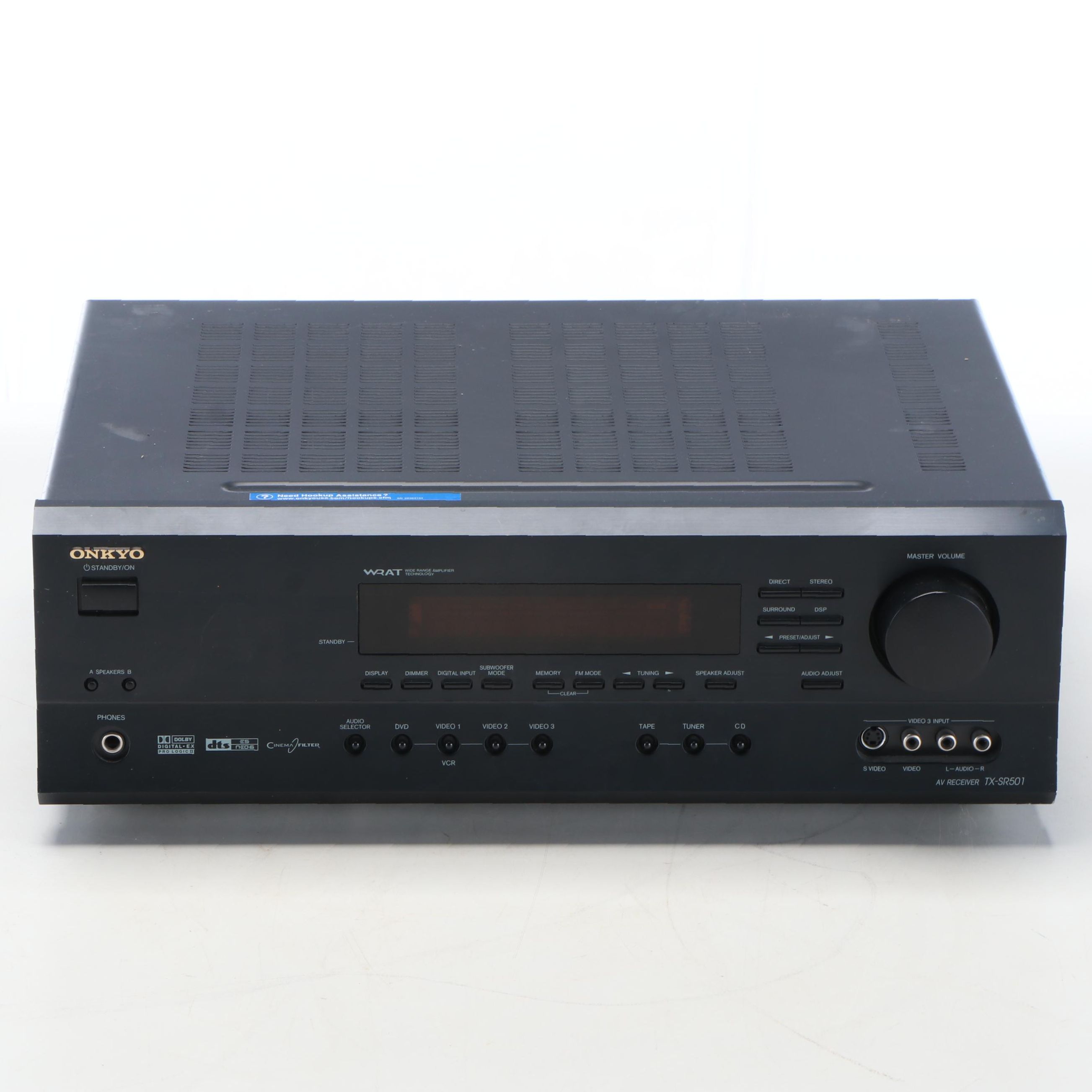 Onkyo TX-SR501 Stereo AV Receiver, Early 21st Century