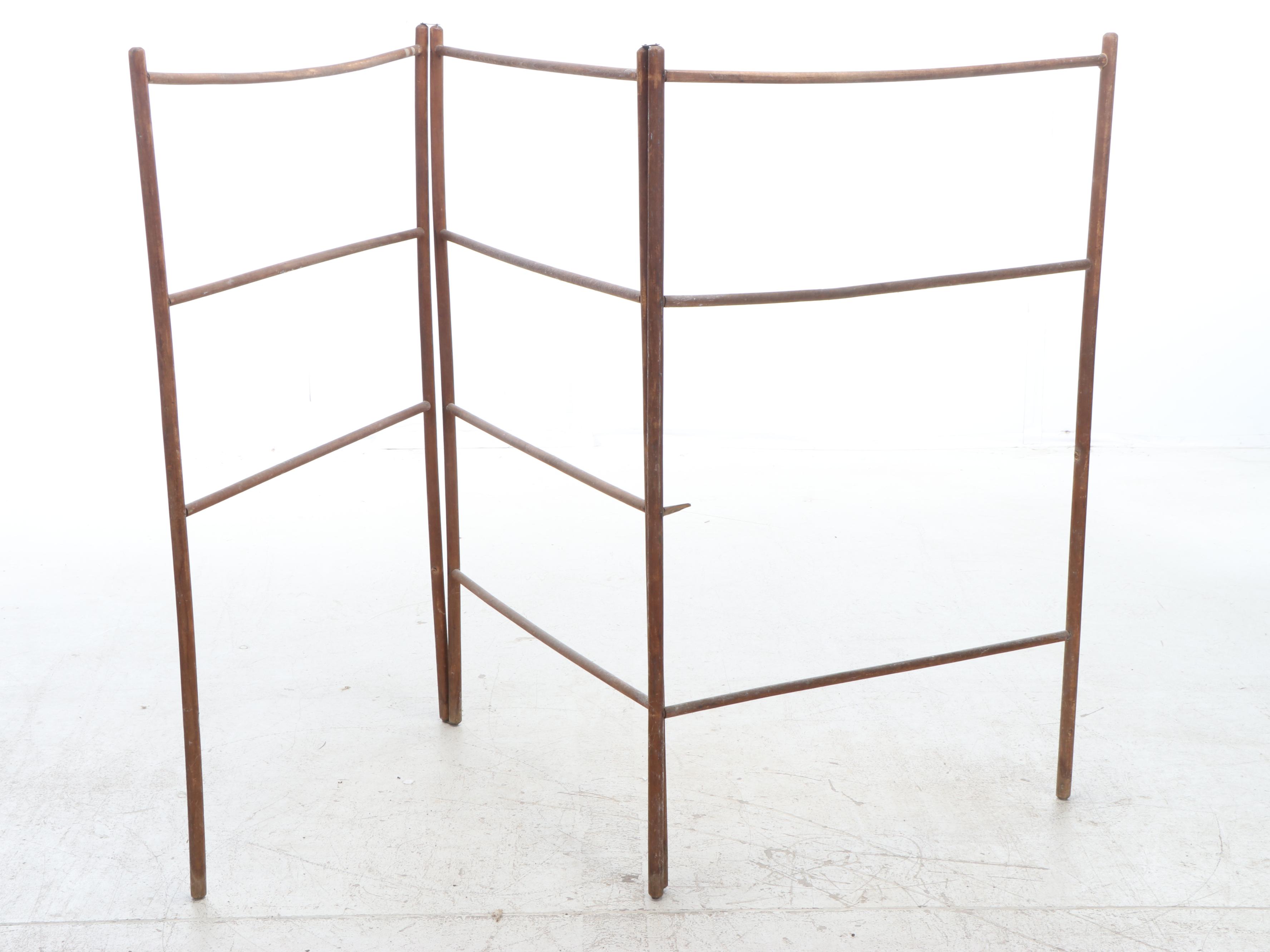 Bissell "Prize" Sweeper with Folding Clothing Rack and Yard Sticks