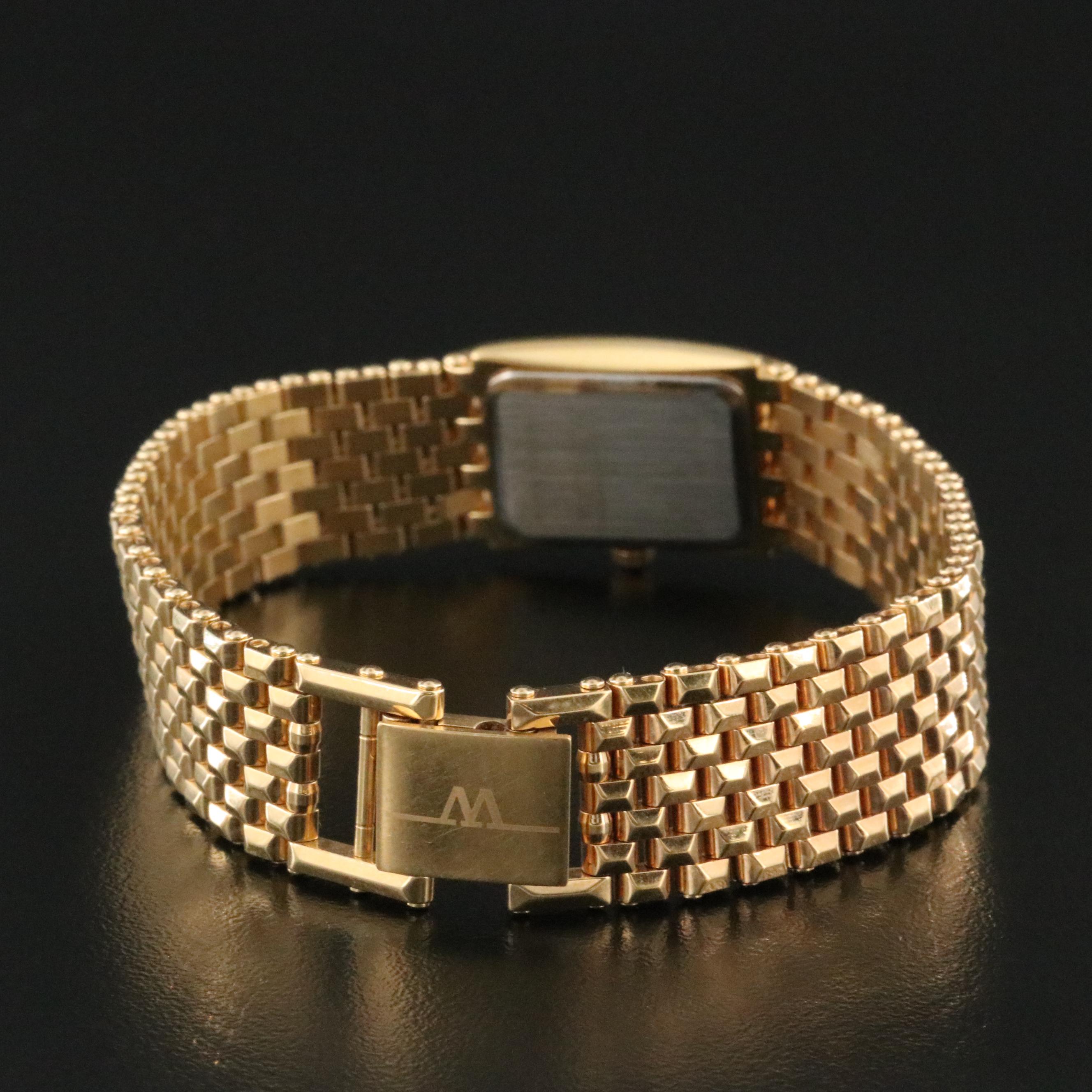 Wittnauer Cosmopolitan 17mm Gold Plated Quartz Watch