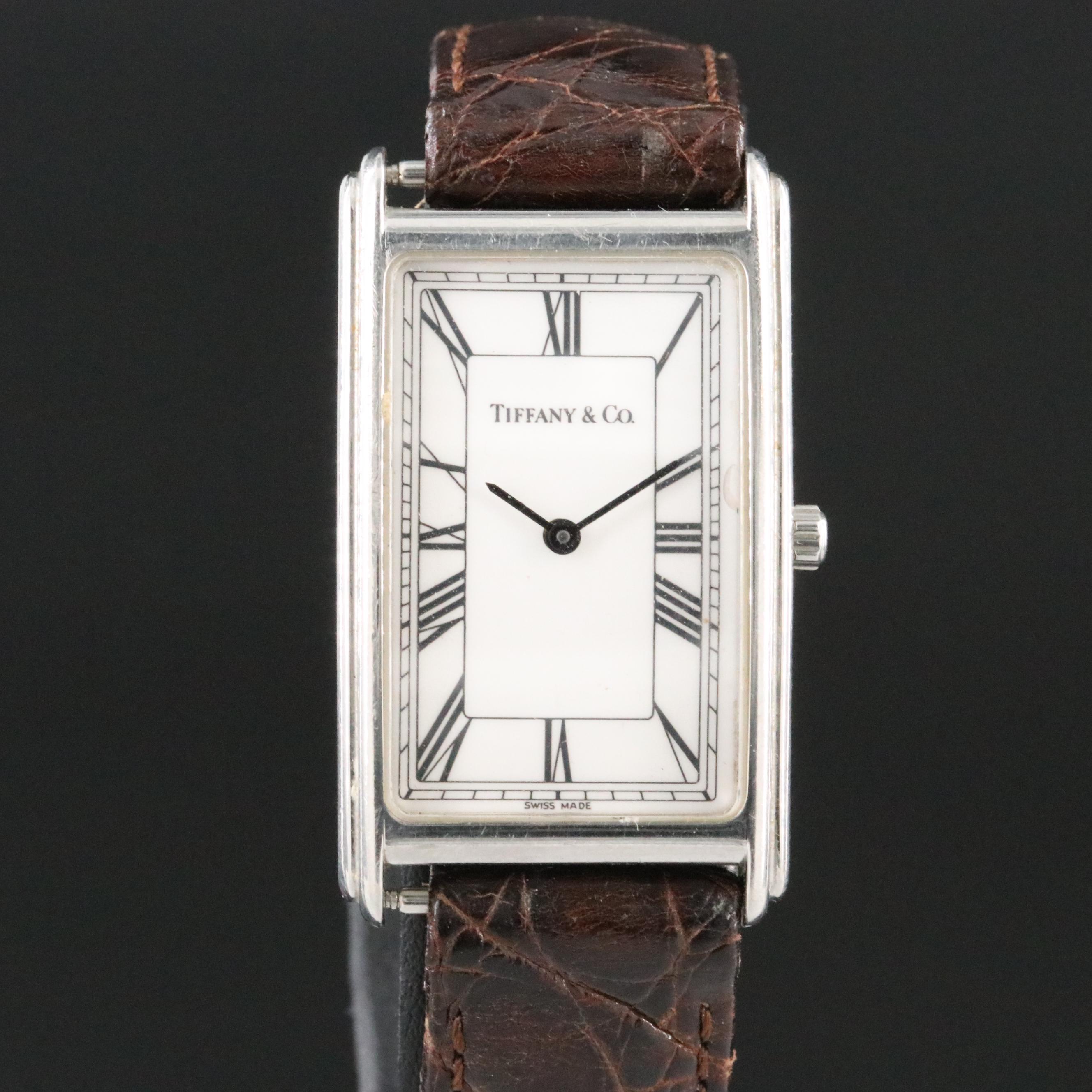 Tiffany & Co. Atlas ref. M241 24mm Steel Quartz Watch