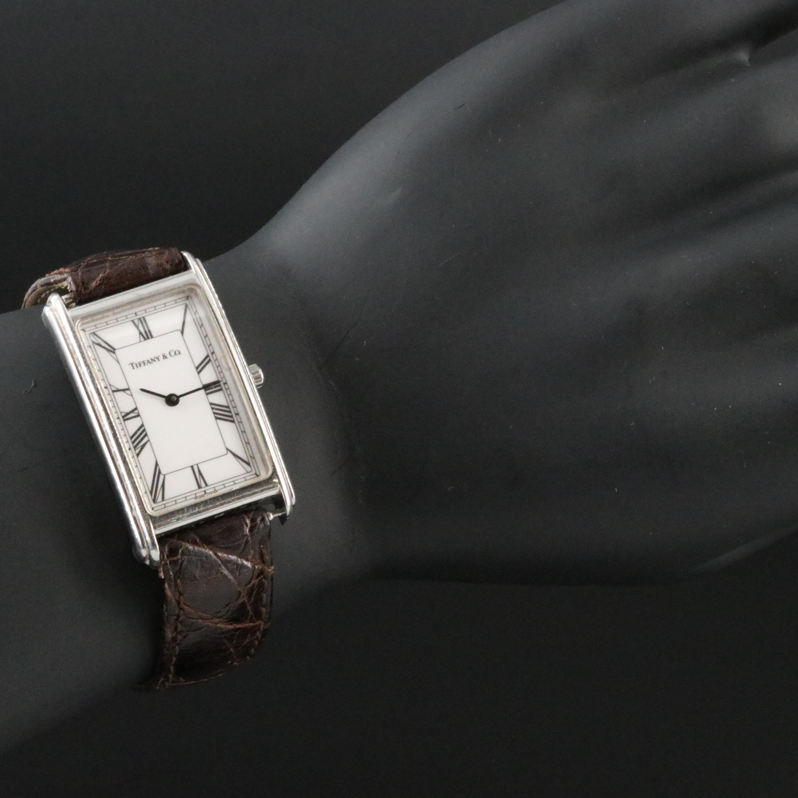 Tiffany & Co. Atlas ref. M241 24mm Steel Quartz Watch