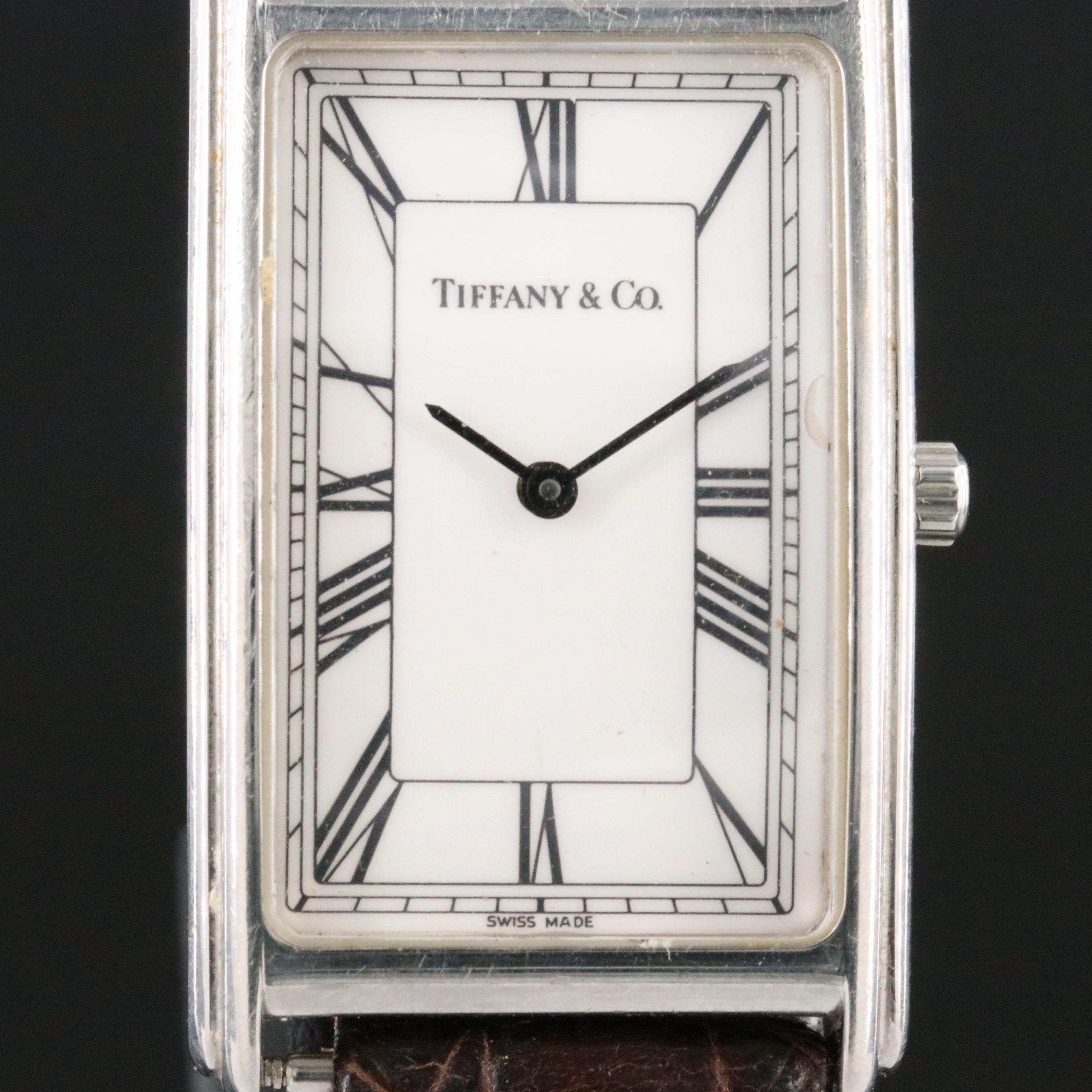 Tiffany & Co. Atlas ref. M241 24mm Steel Quartz Watch