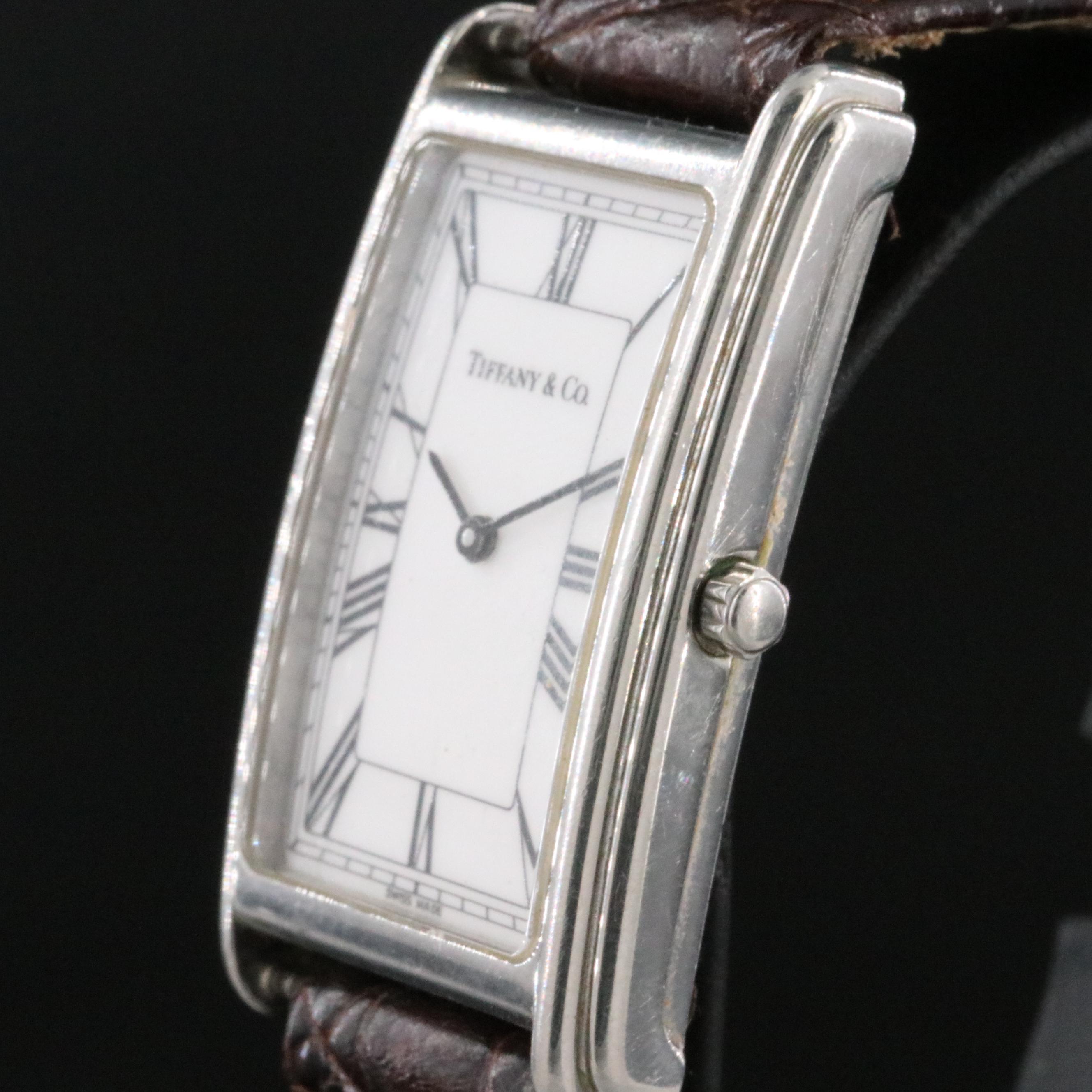 Tiffany & Co. Atlas ref. M241 24mm Steel Quartz Watch