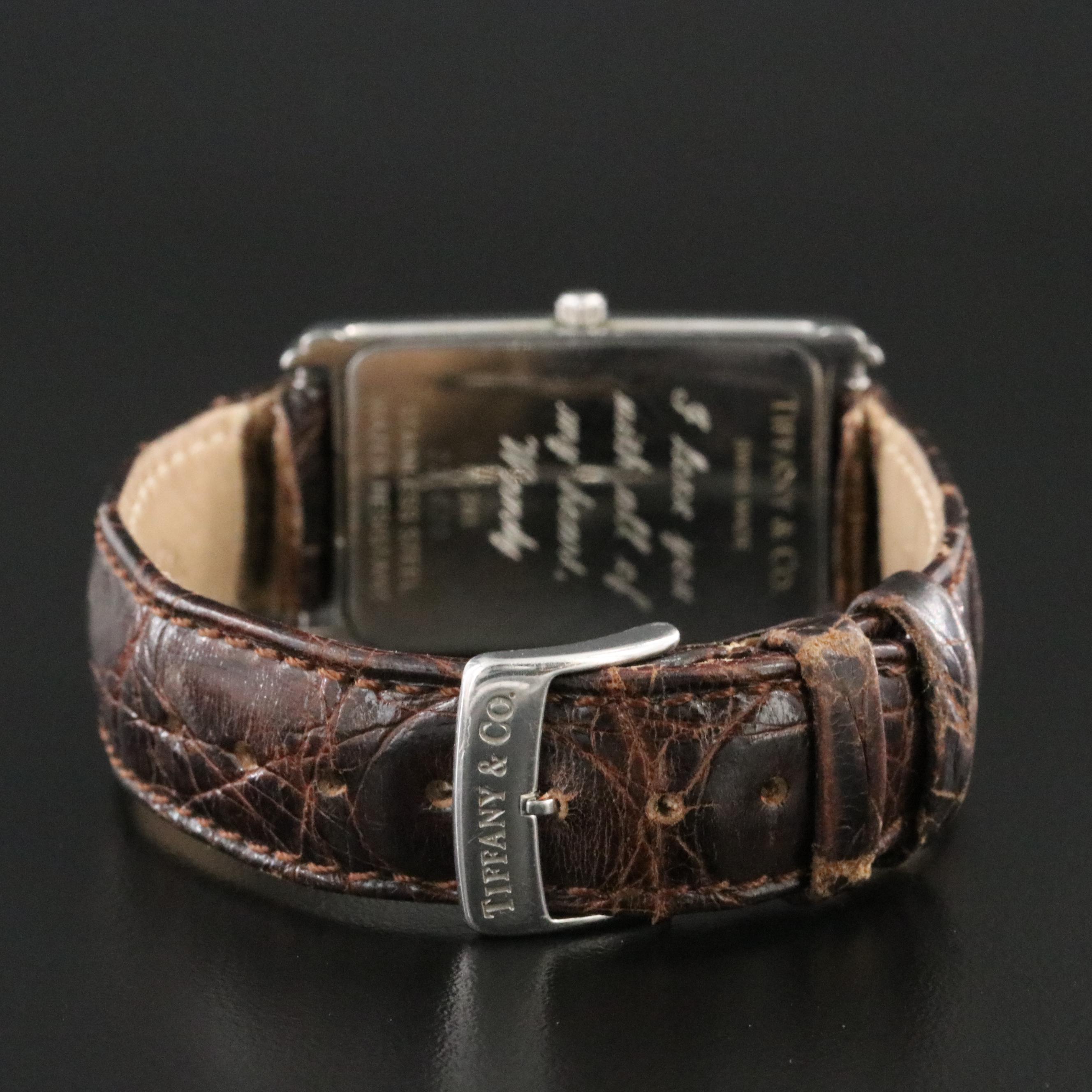 Tiffany & Co. Atlas ref. M241 24mm Steel Quartz Watch