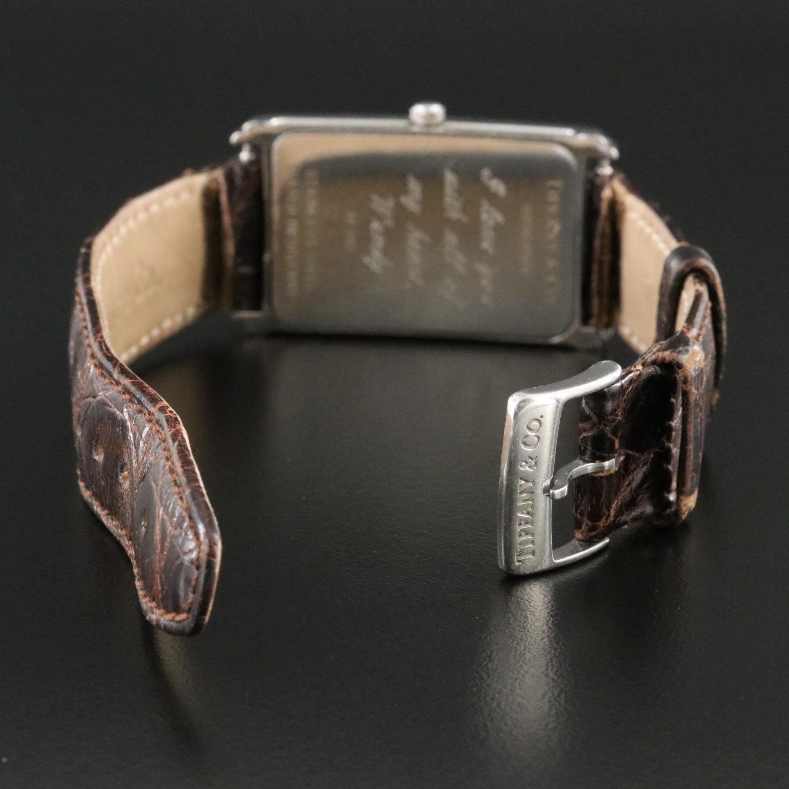 Tiffany & Co. Atlas ref. M241 24mm Steel Quartz Watch