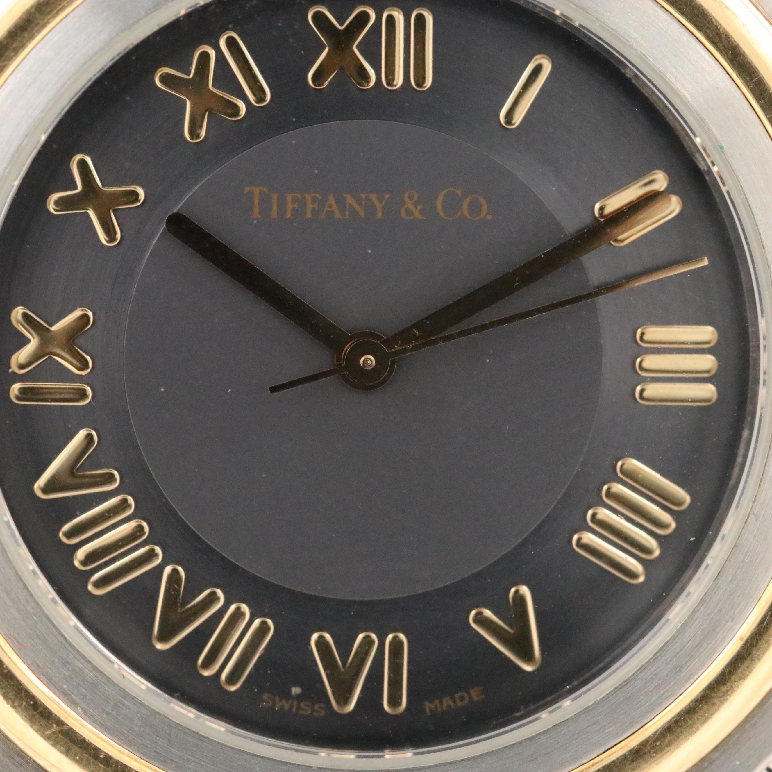 Tiffany & Co. Intaglio ref. M0822 18K Gold Steel Quartz Watch