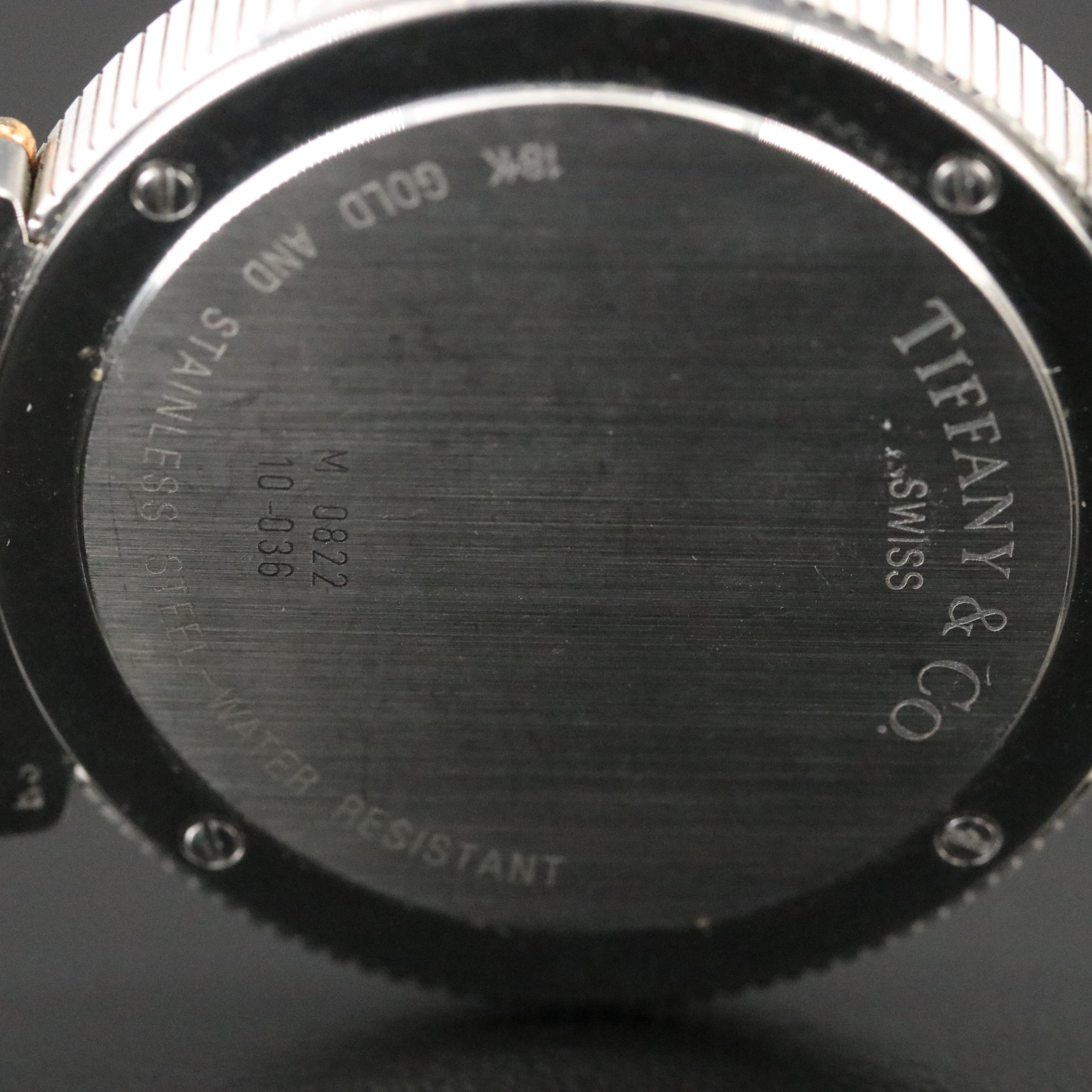 Tiffany & Co. Intaglio ref. M0822 18K Gold Steel Quartz Watch