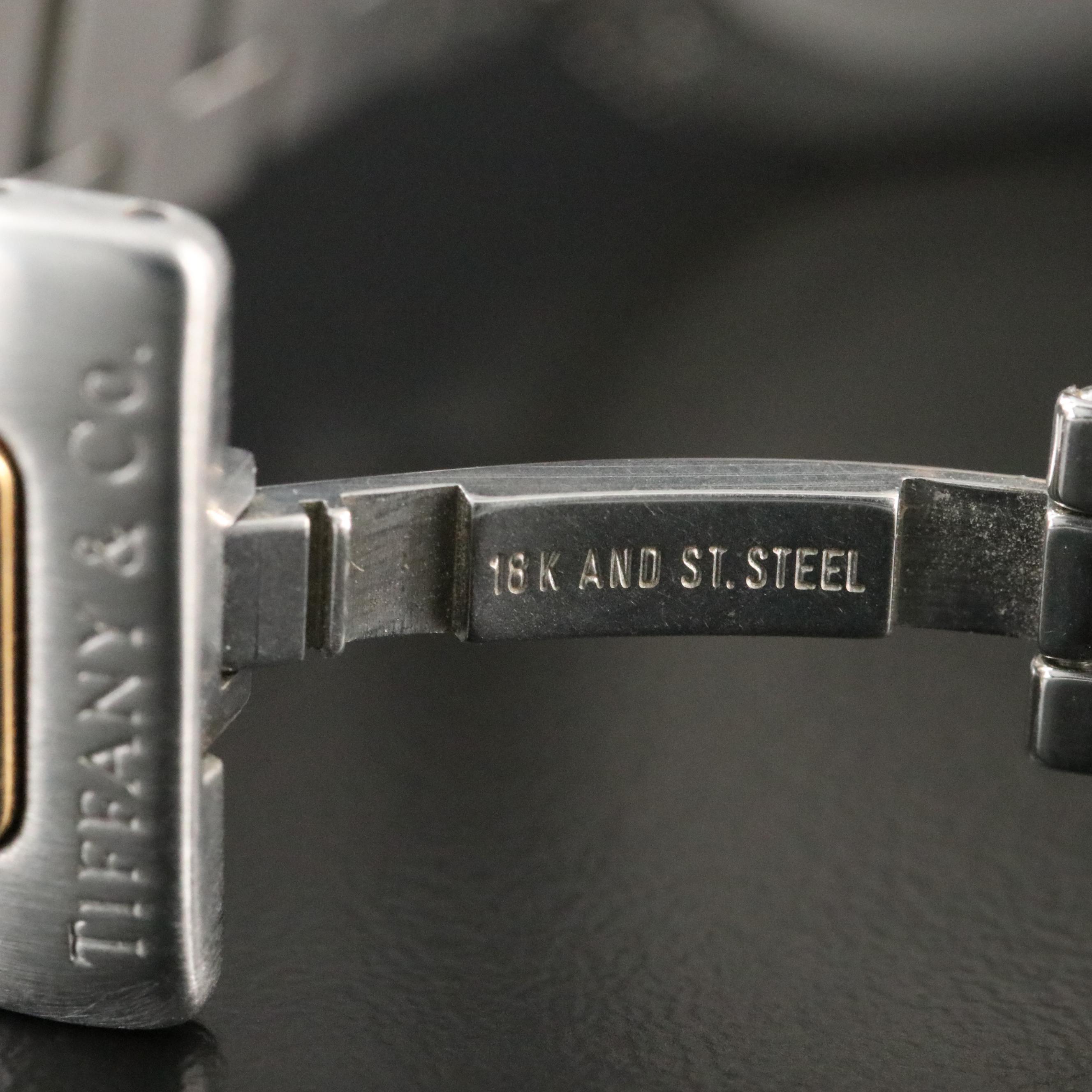 Tiffany & Co. Intaglio ref. M0822 18K Gold Steel Quartz Watch