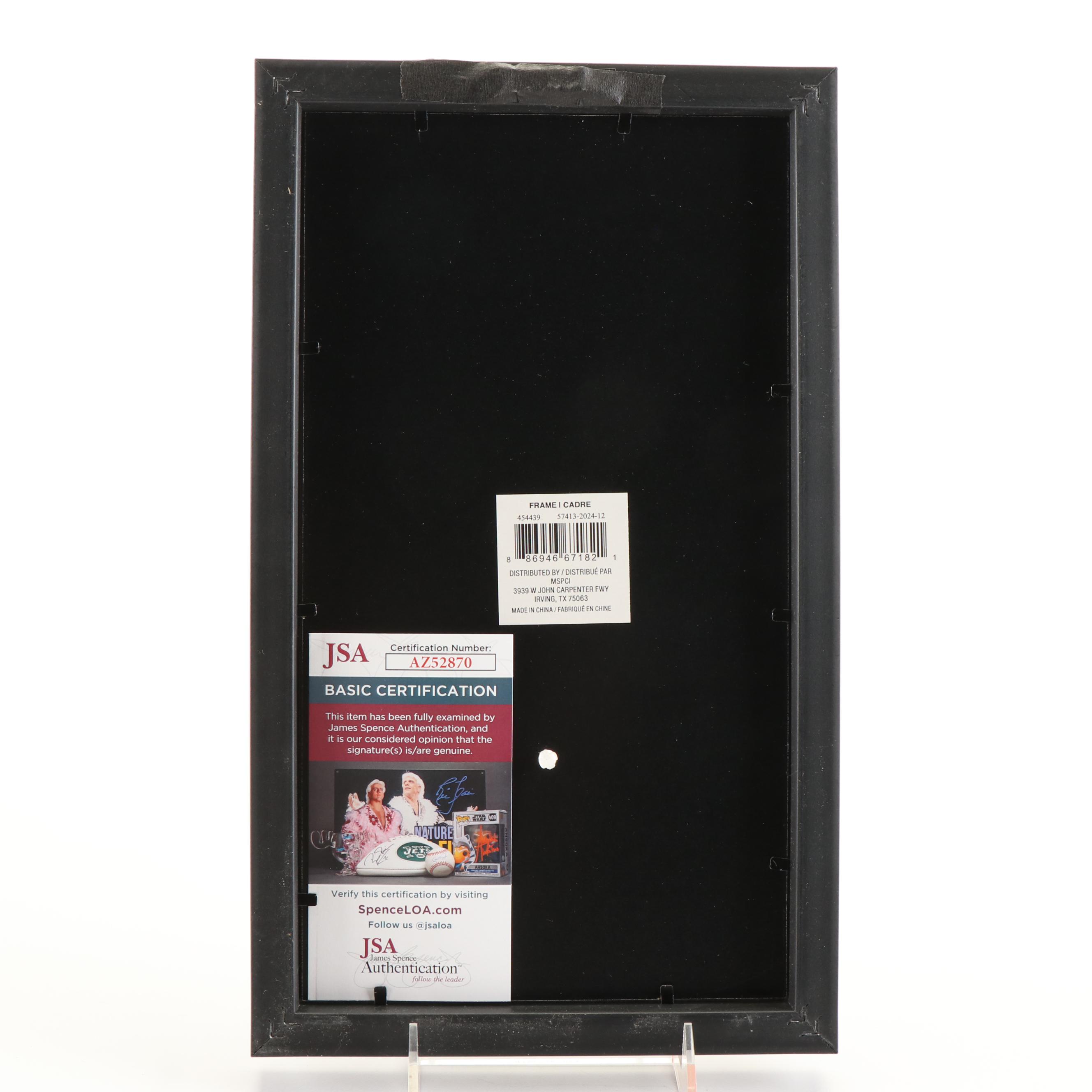 Taylor Swift Signed "The Tortured Poets Department" CD Card in Frame, JSA