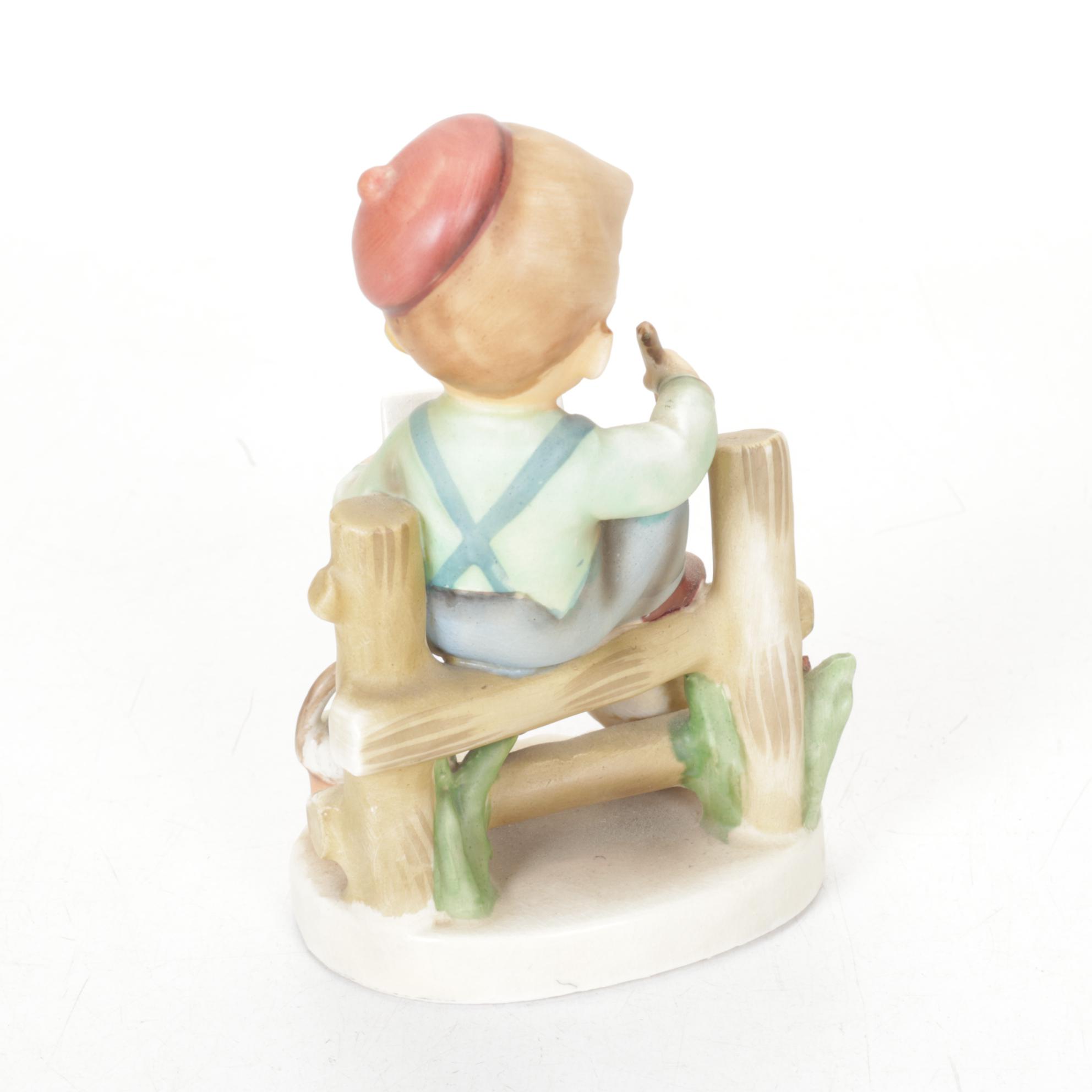 Erich Stauffer "Backyard Harmony" & Other Springtime Glazed Porcelain Figurines