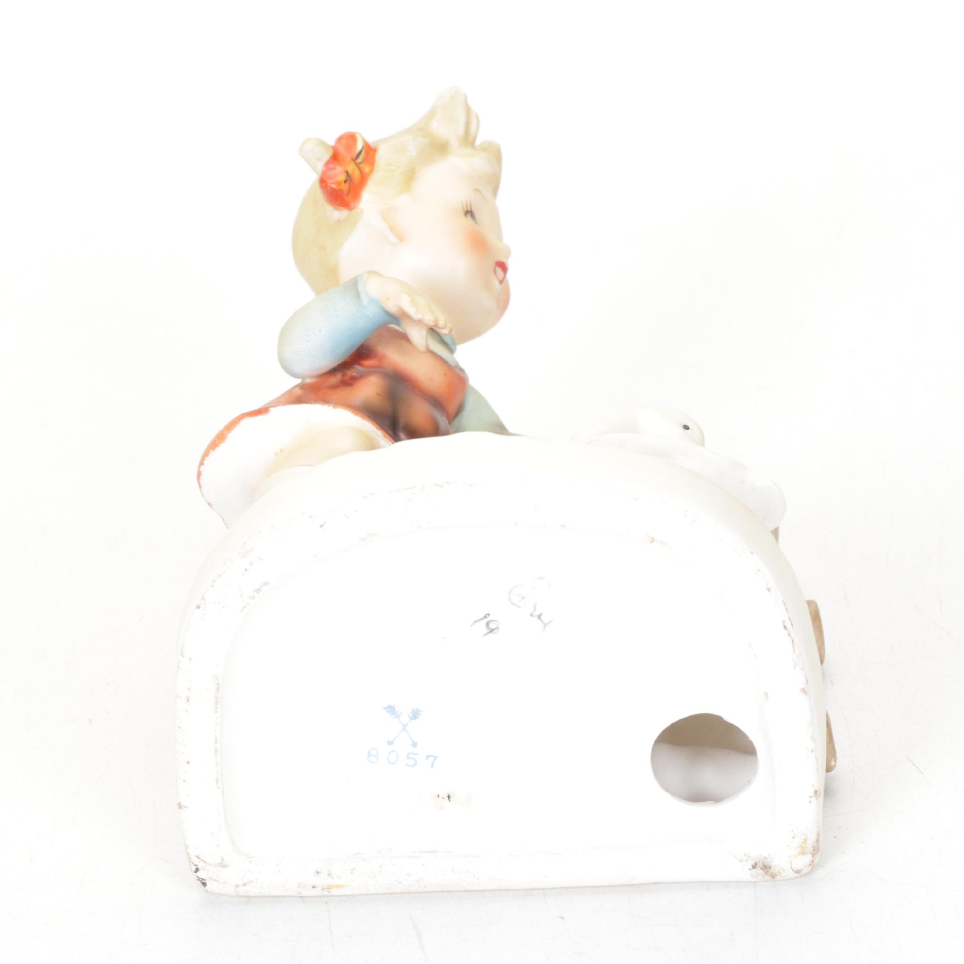 Erich Stauffer "Backyard Harmony" & Other Springtime Glazed Porcelain Figurines