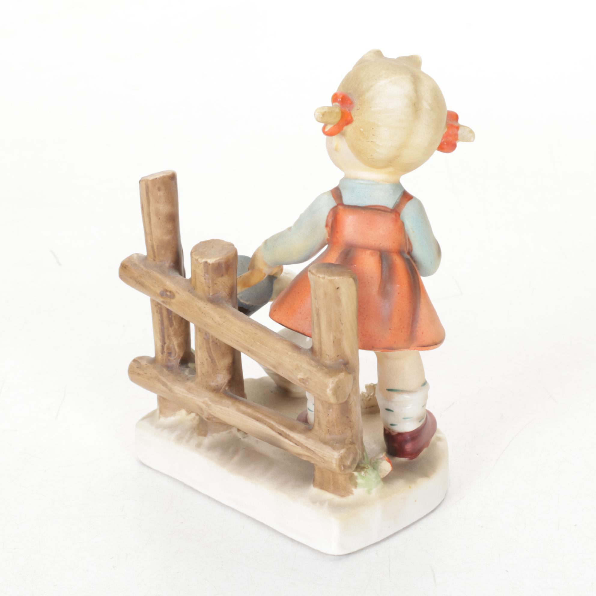 Erich Stauffer "Backyard Harmony" & Other Springtime Glazed Porcelain Figurines