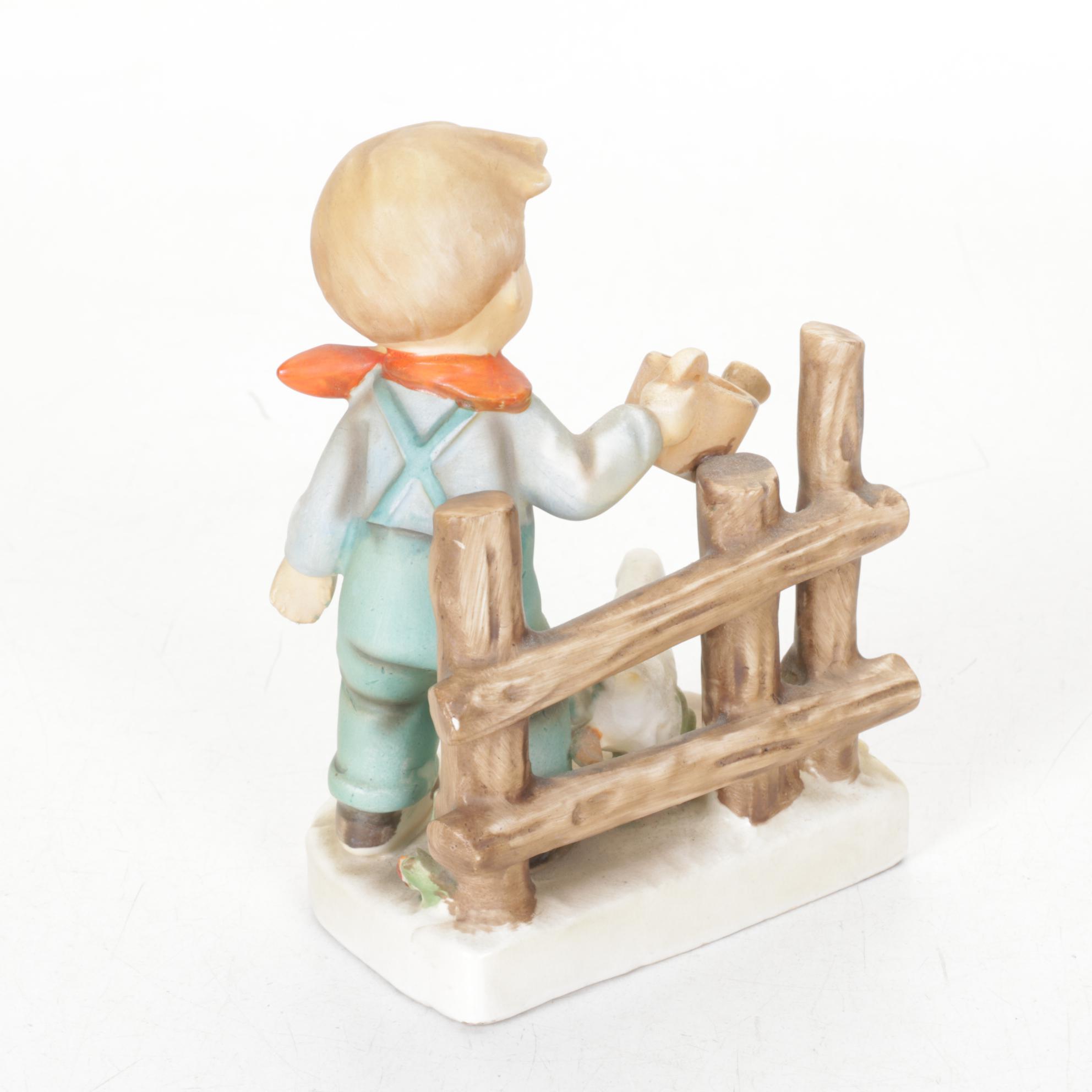 Erich Stauffer "Backyard Harmony" & Other Springtime Glazed Porcelain Figurines