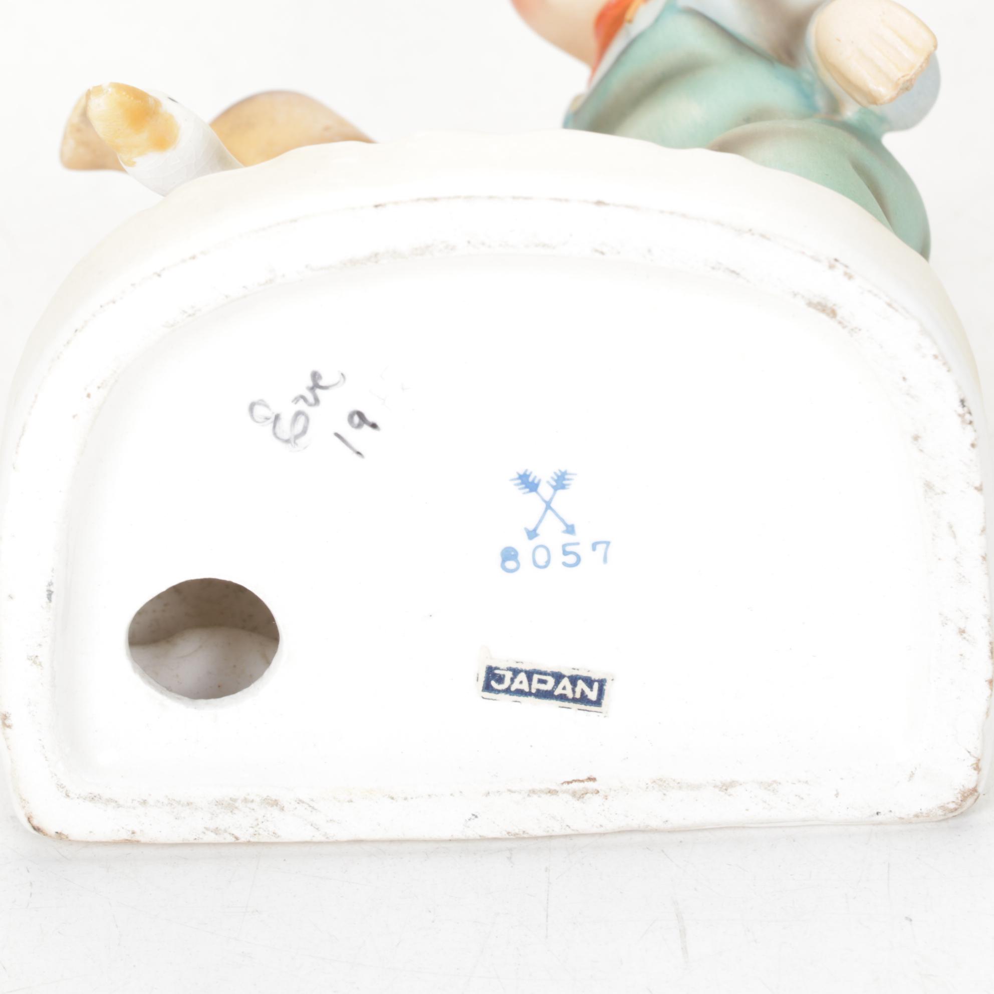 Erich Stauffer "Backyard Harmony" & Other Springtime Glazed Porcelain Figurines