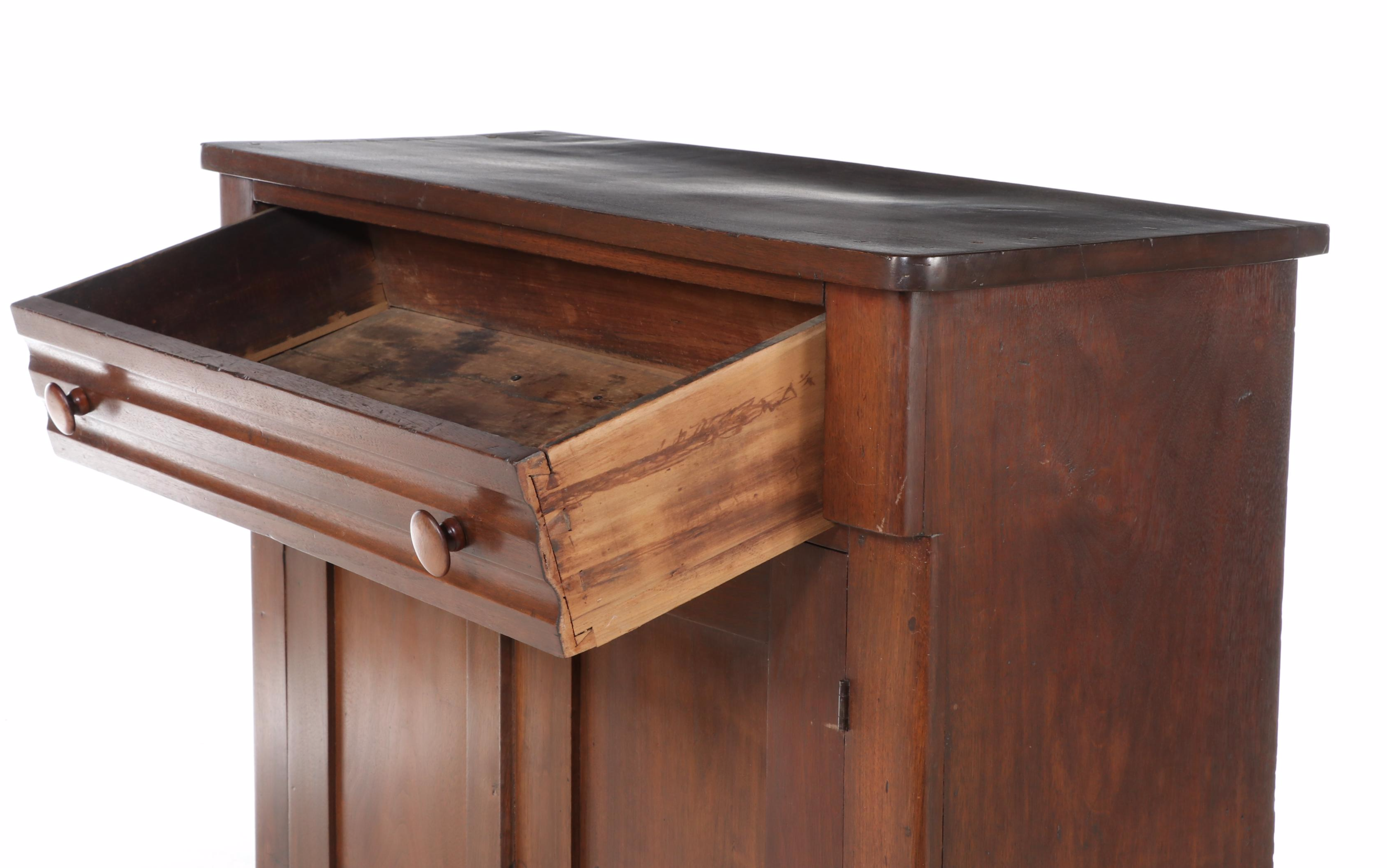 American Primitive Walnut Jelly Cupboard, 19th Century