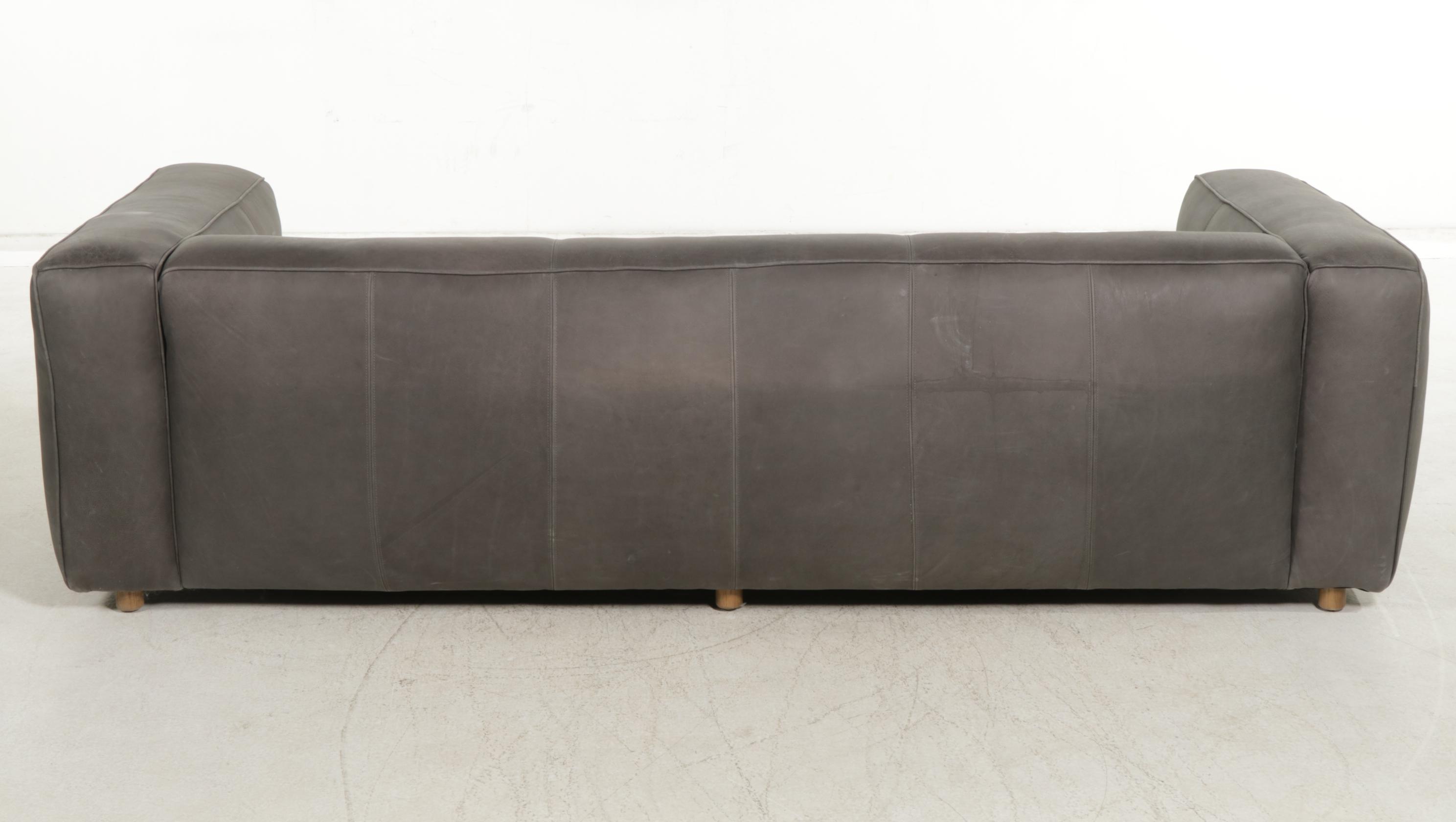 Arhaus "Madrone" Leather Upholstered Sofa