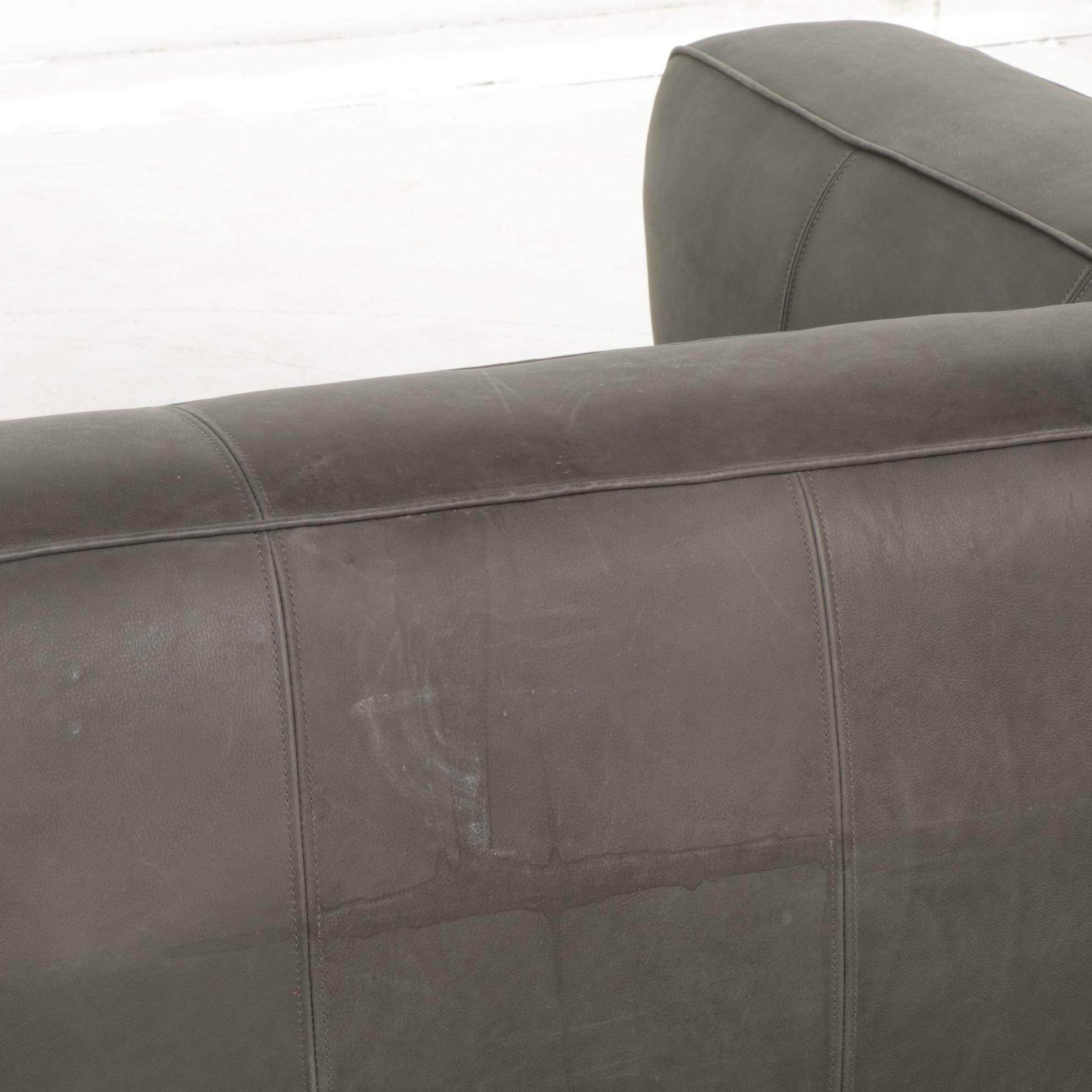 Arhaus "Madrone" Leather Upholstered Sofa