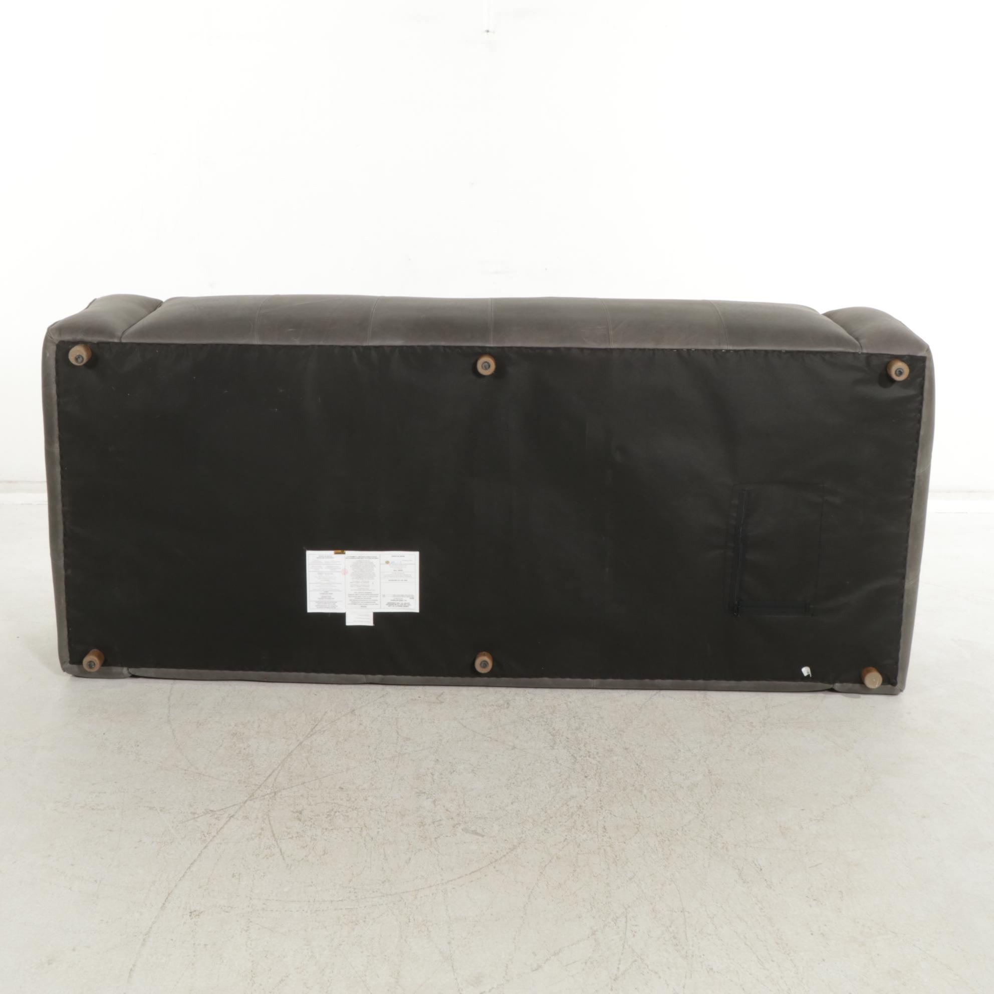 Arhaus "Madrone" Leather Upholstered Sofa