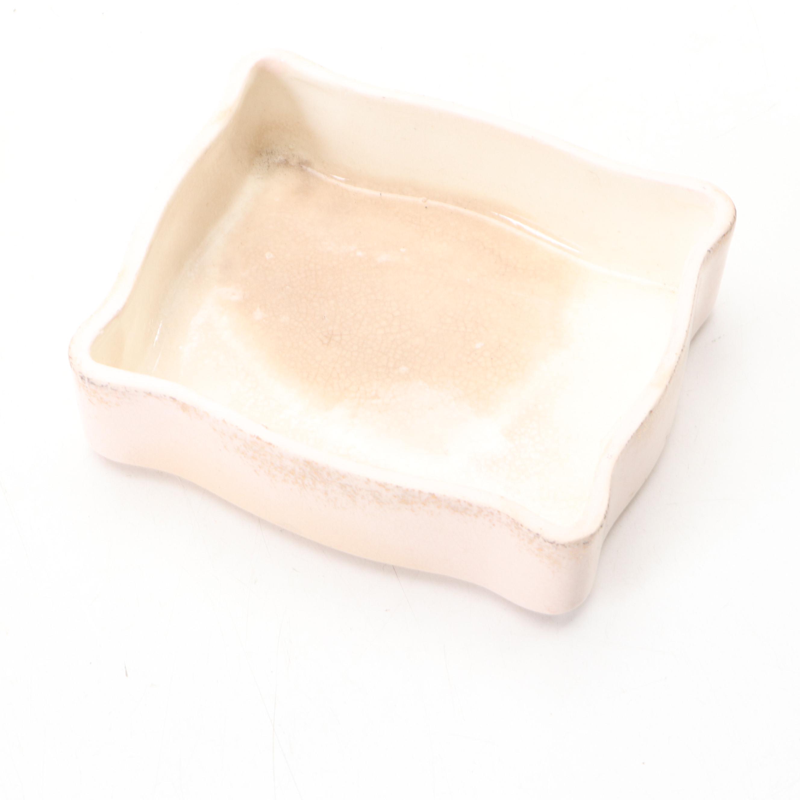 Lefton Porcelain & Other Floral Boxes, Ashtray and Figurine