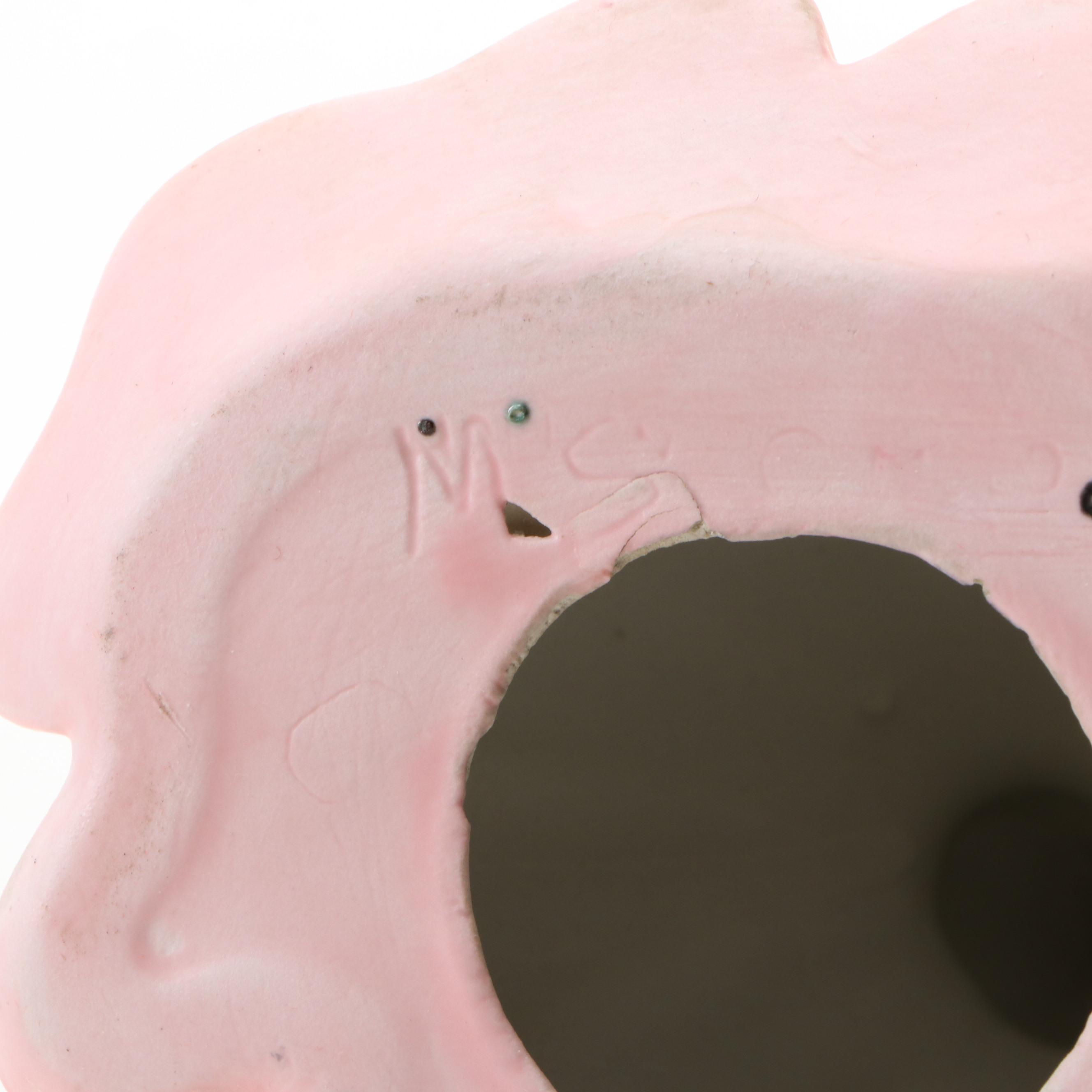 Lefton Porcelain & Other Floral Boxes, Ashtray and Figurine