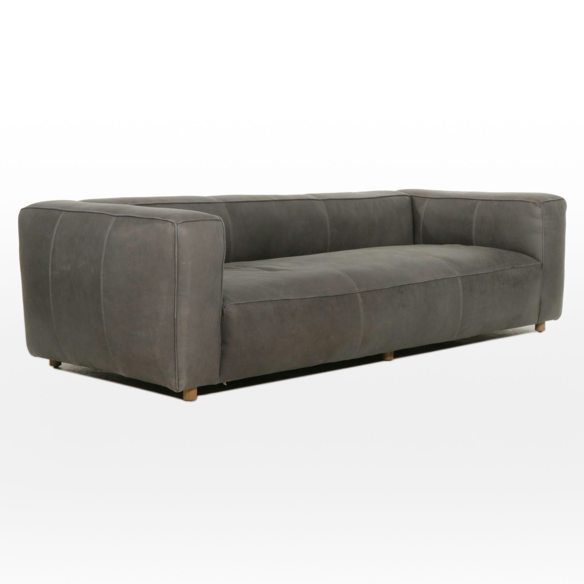 Arhaus "Madrone" Leather Upholstered Sofa