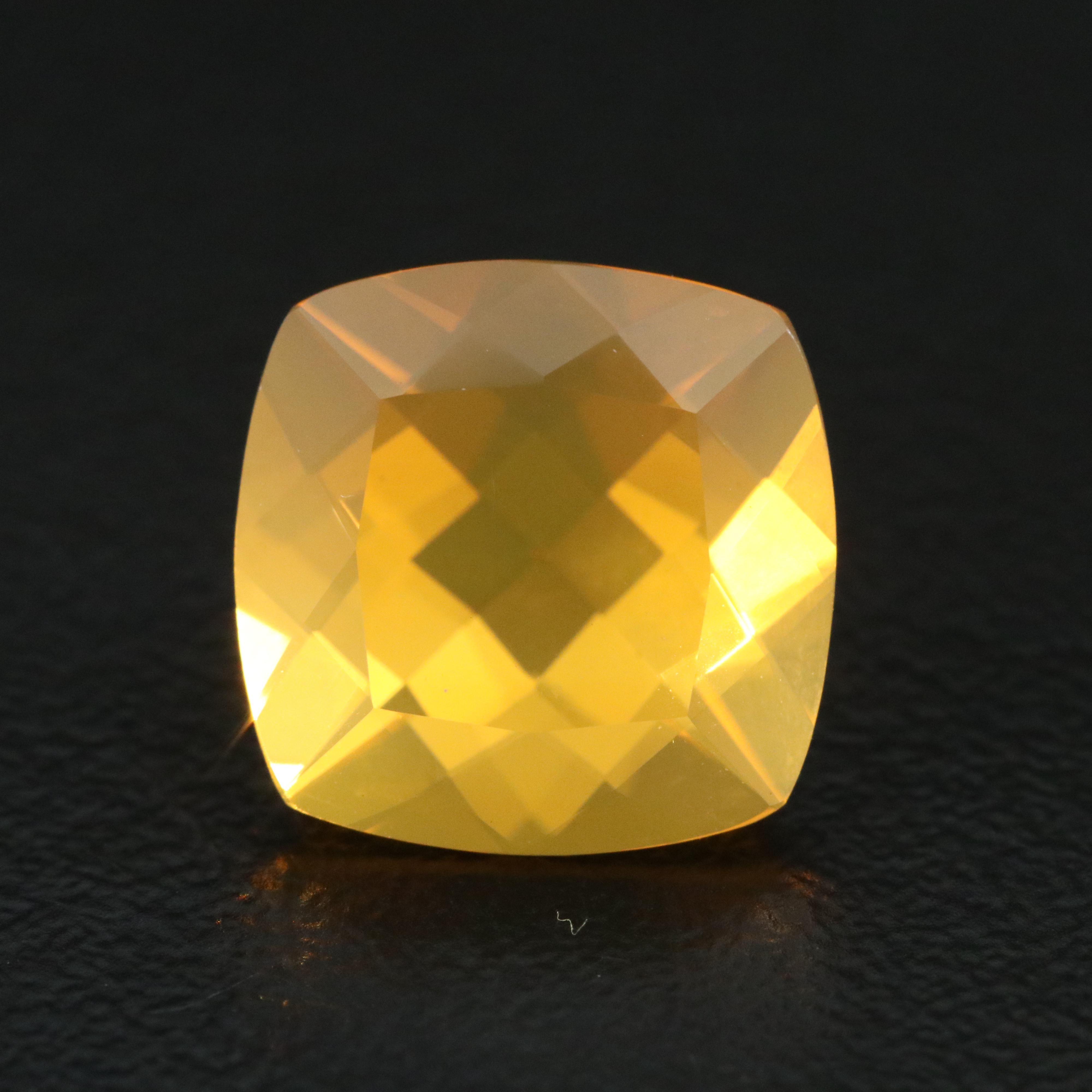 Loose 3.74 CT Fire Opal with IGI Report