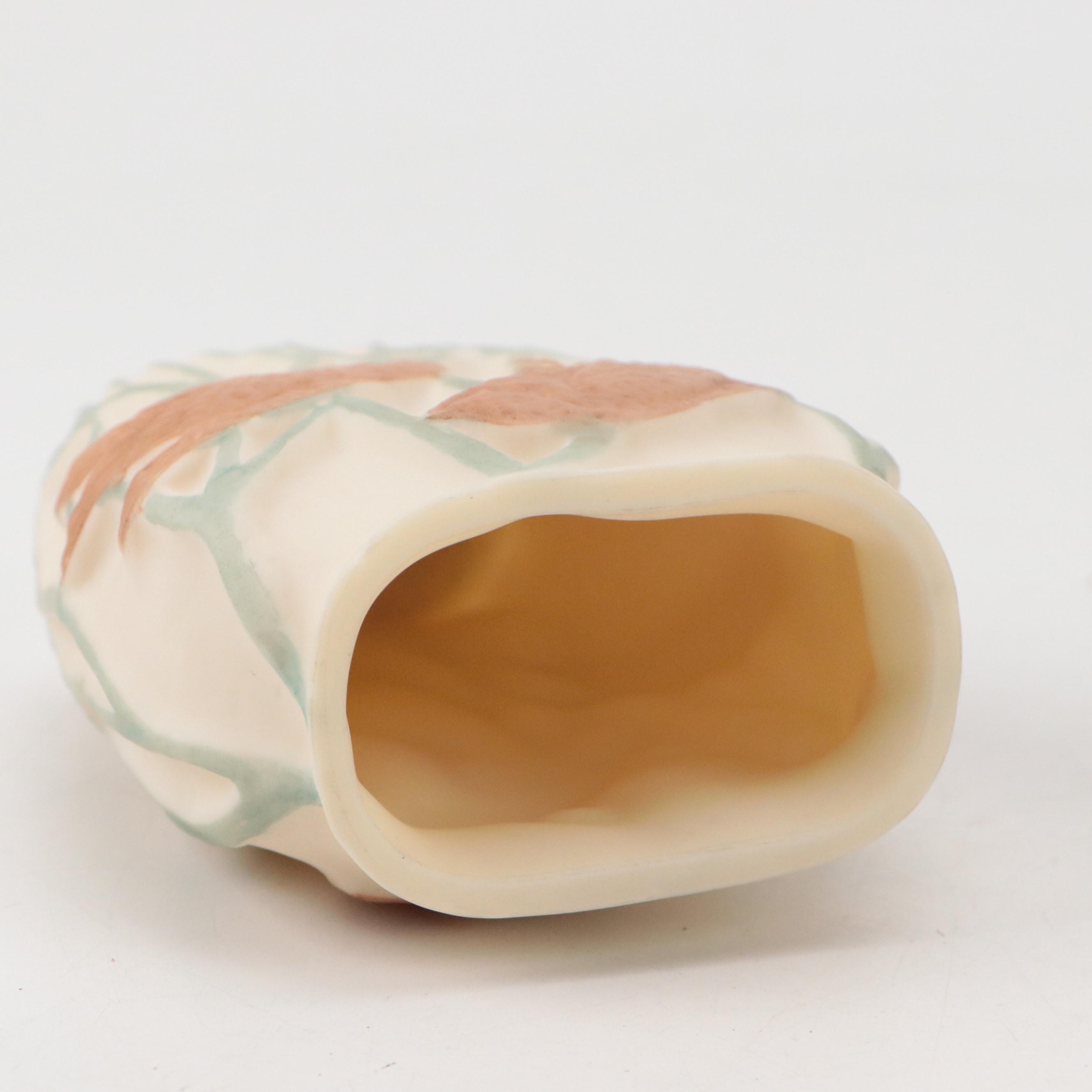 Consolidated Glass Co. Embossed Vases with Westmoreland Glass Owl