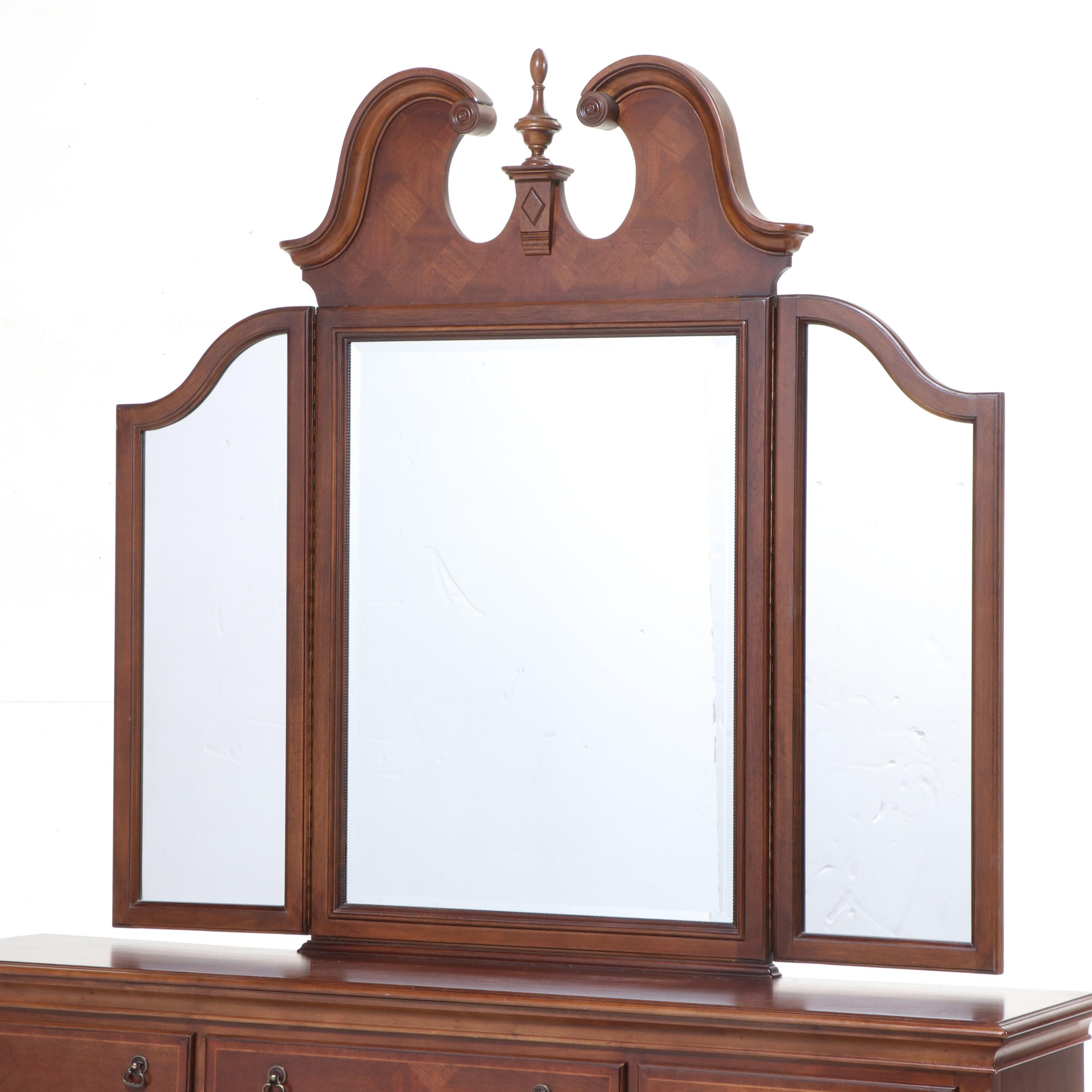 Alexander Julian "Home Colours" Federal Style Mahogany Twelve-Drawer Dresser