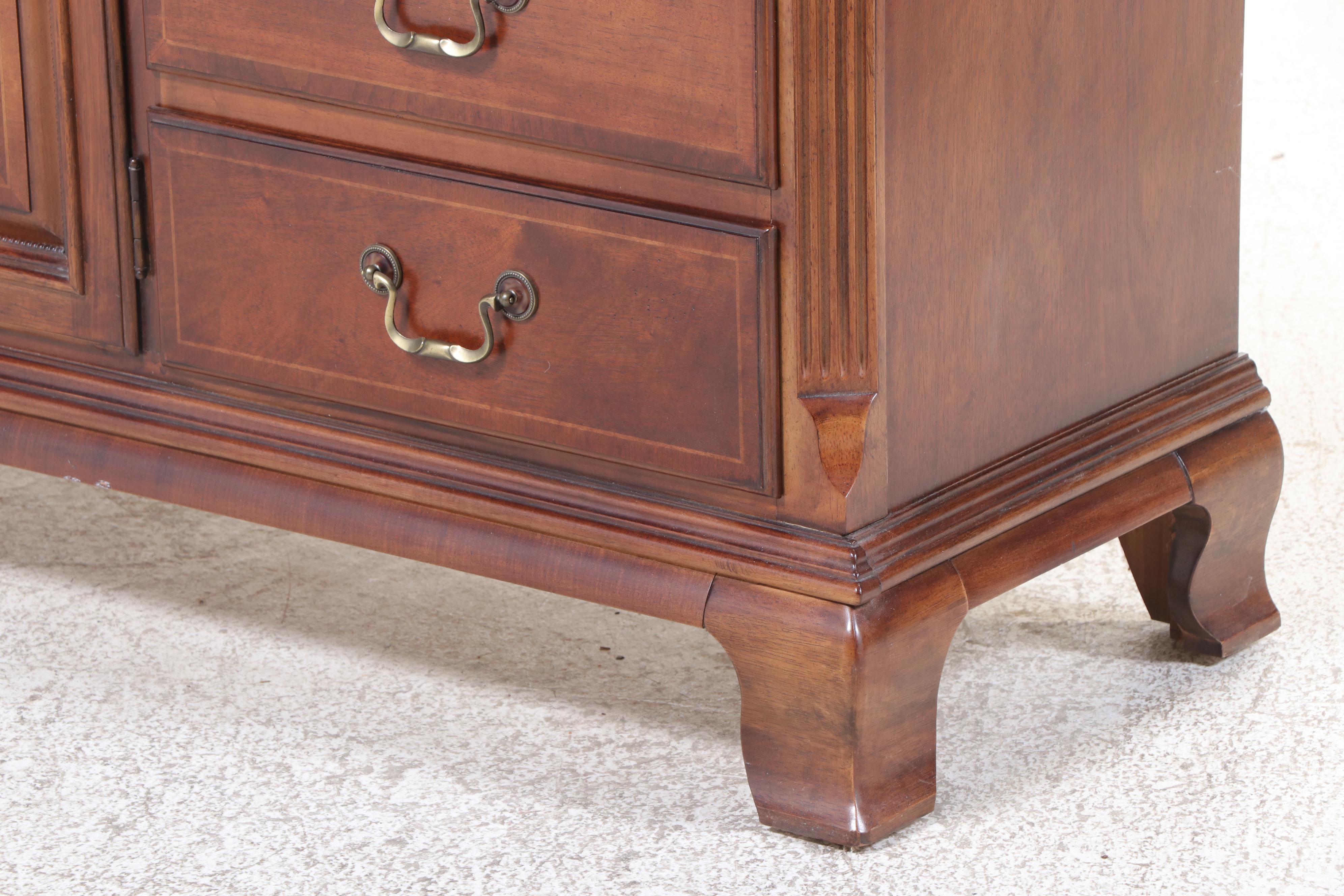 Alexander Julian "Home Colours" Federal Style Mahogany Twelve-Drawer Dresser