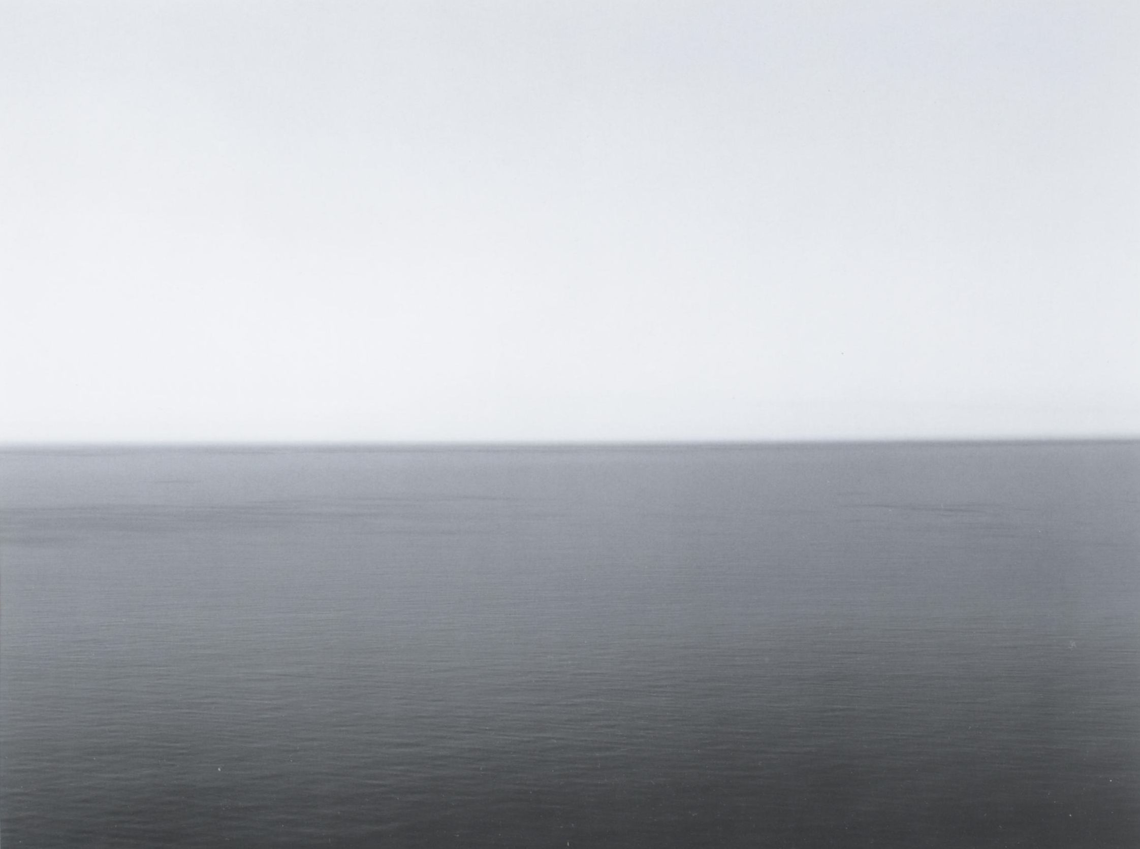 Hiroshi Sugimoto Offset Lithograph "English Channel, Weston Cliff"