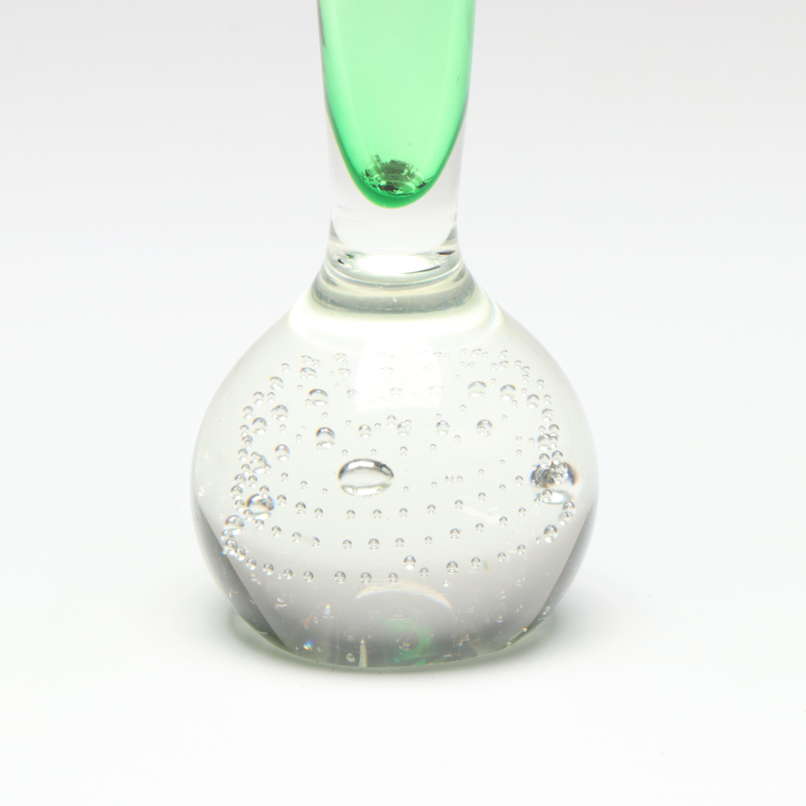 J.I.Co Venetian Fish Figurine with Other Paperweight and Vase