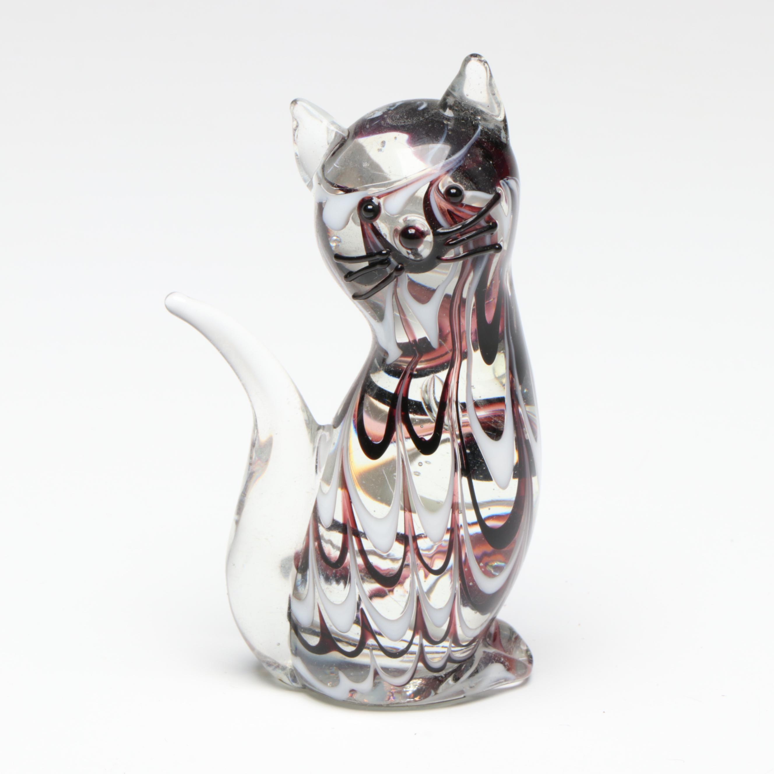 J.I.Co Venetian Fish Figurine with Other Paperweight and Vase