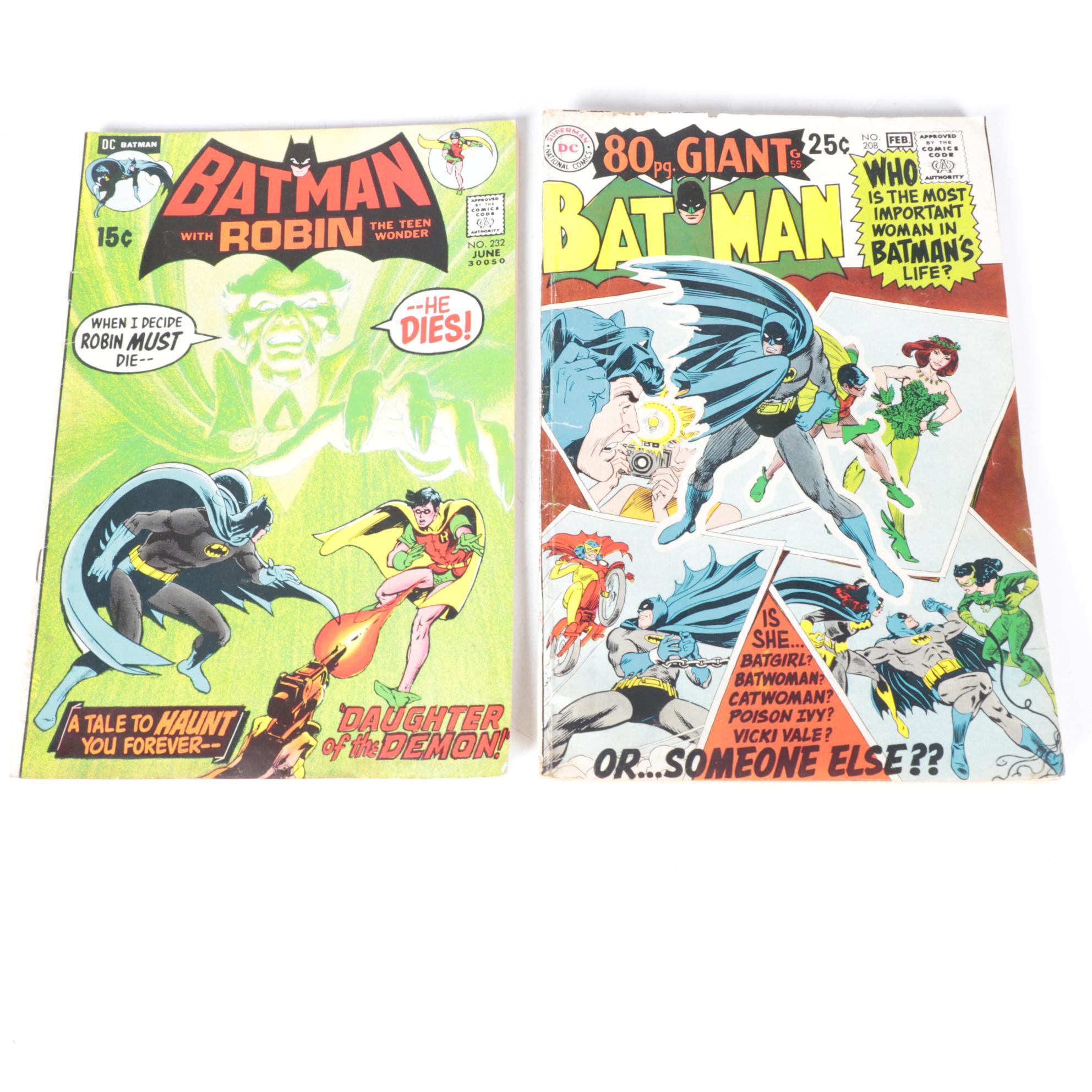 DC Comics "Batman" Silver Age Comic Book Collection