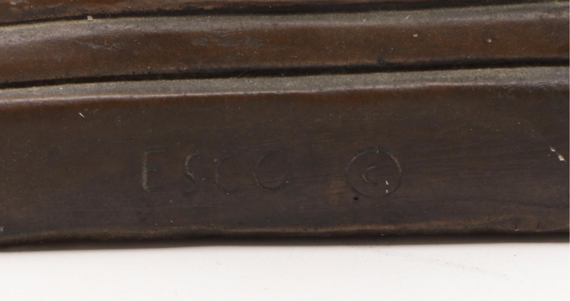 Esco Chalkware "Ape with Skull" after Wolfgang Hugo Rheinhold Sculpture