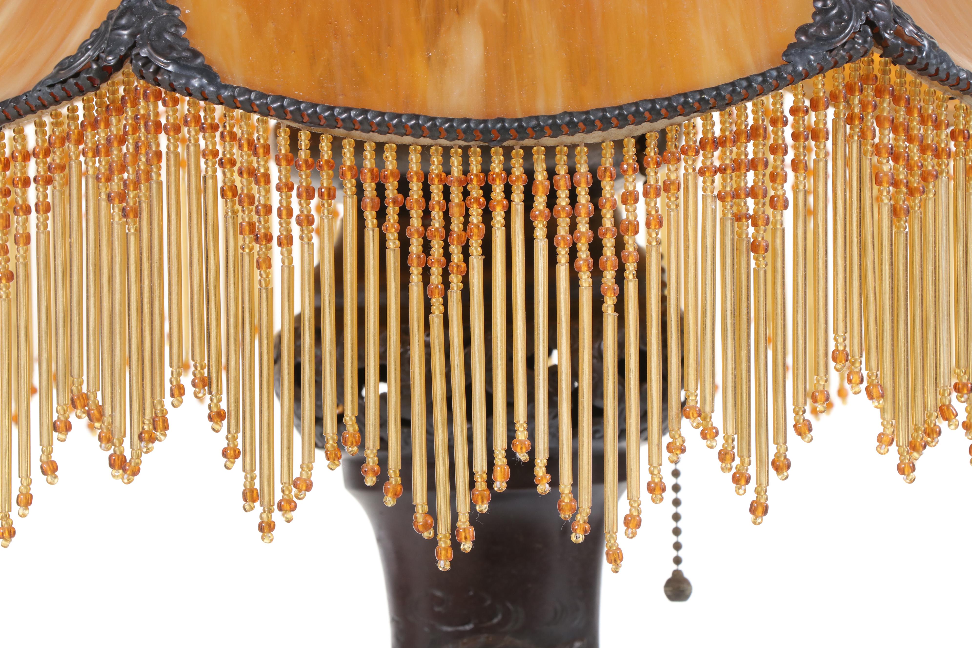 Japanese Meiji Style Cast Bronze Dragon & Phoenix Floor Lamp, Adapted Mid-20th C