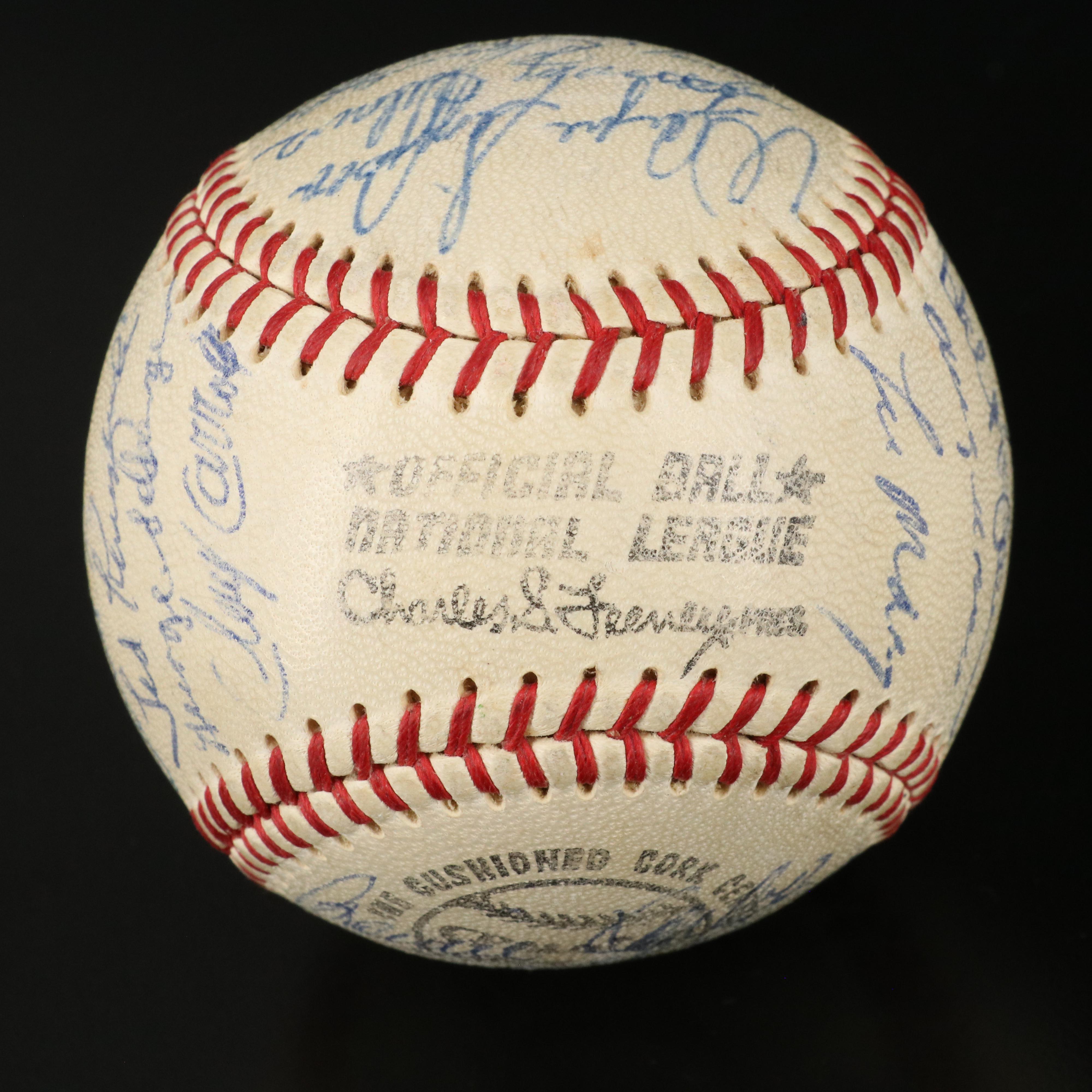 1970 Cincinnati Reds Team Signed Baseball with Sparky Anderson & Ted Kluszewski