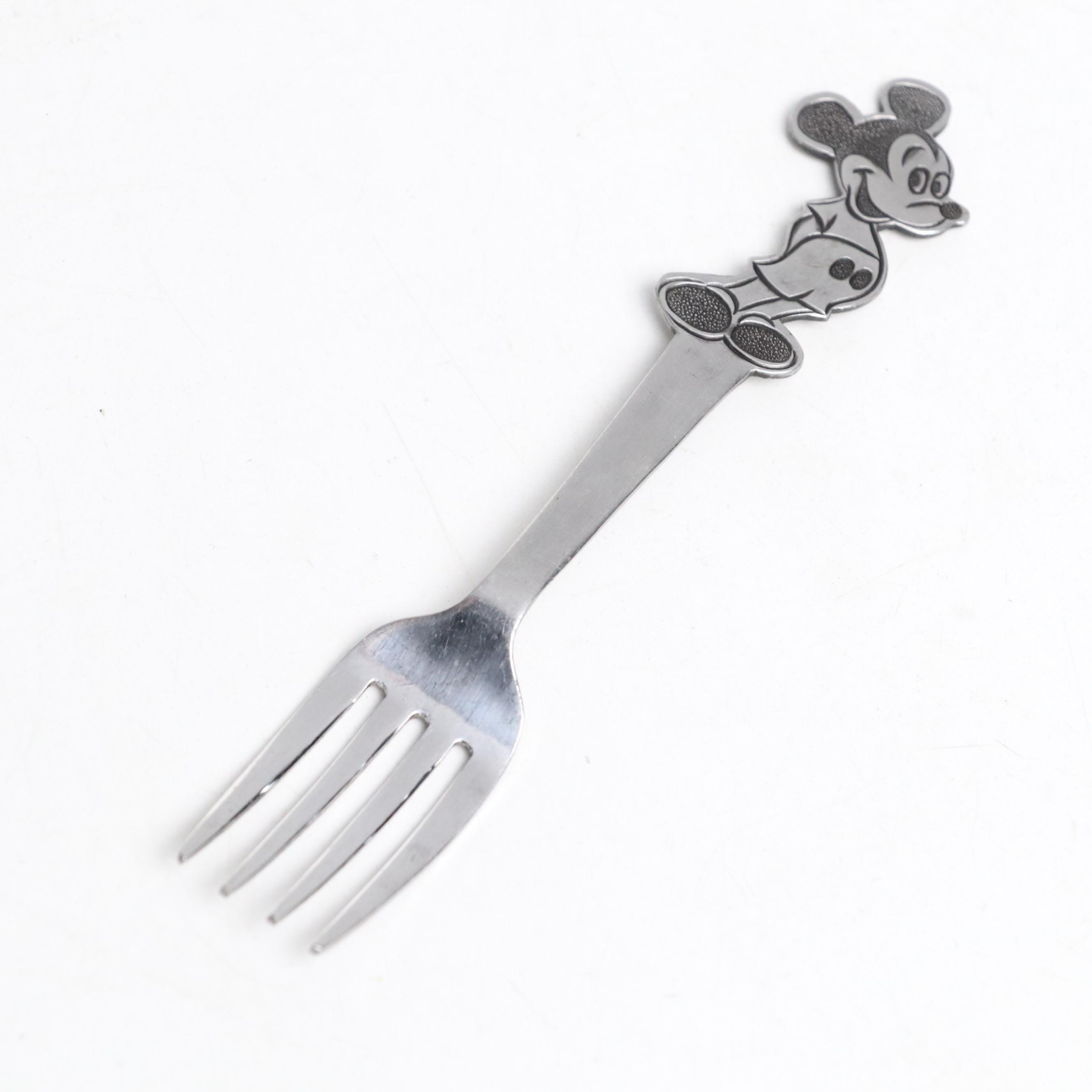 Bonny Walt Disney Productions Mickey Mouse Stainless Steel Child's Fork