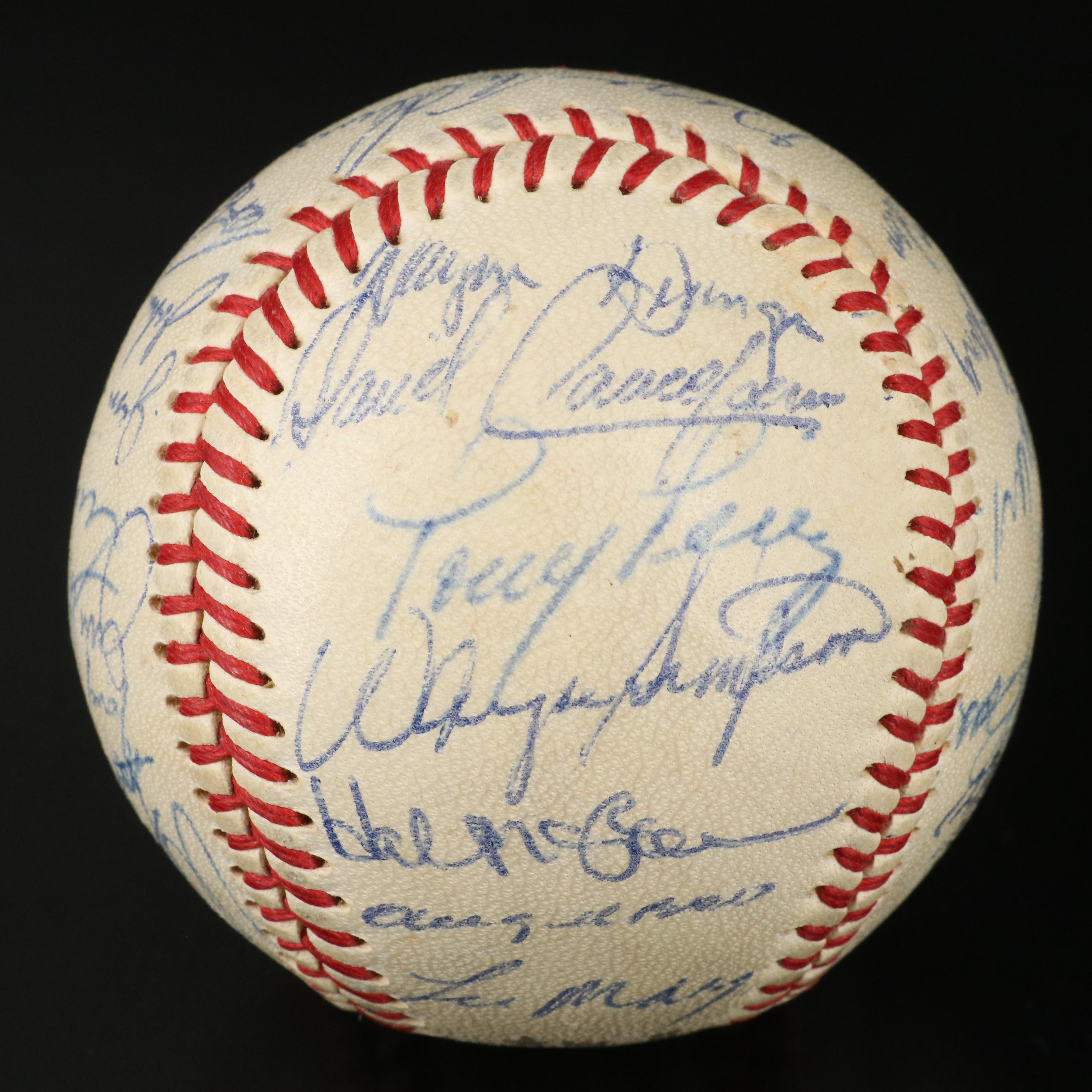 1970 Cincinnati Reds Team Signed Baseball with Sparky Anderson & Ted Kluszewski