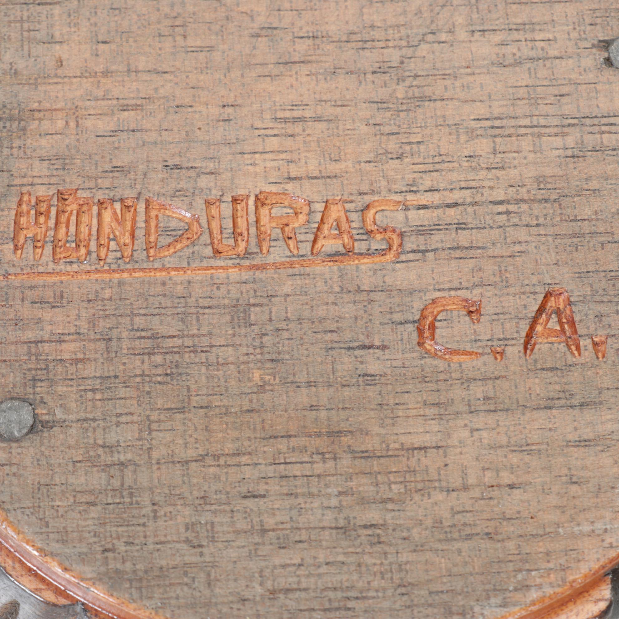 Hawaiian Coco Joe's 1970s Hapa Wood Tiki "Lono" with Hand-Carved Boxes