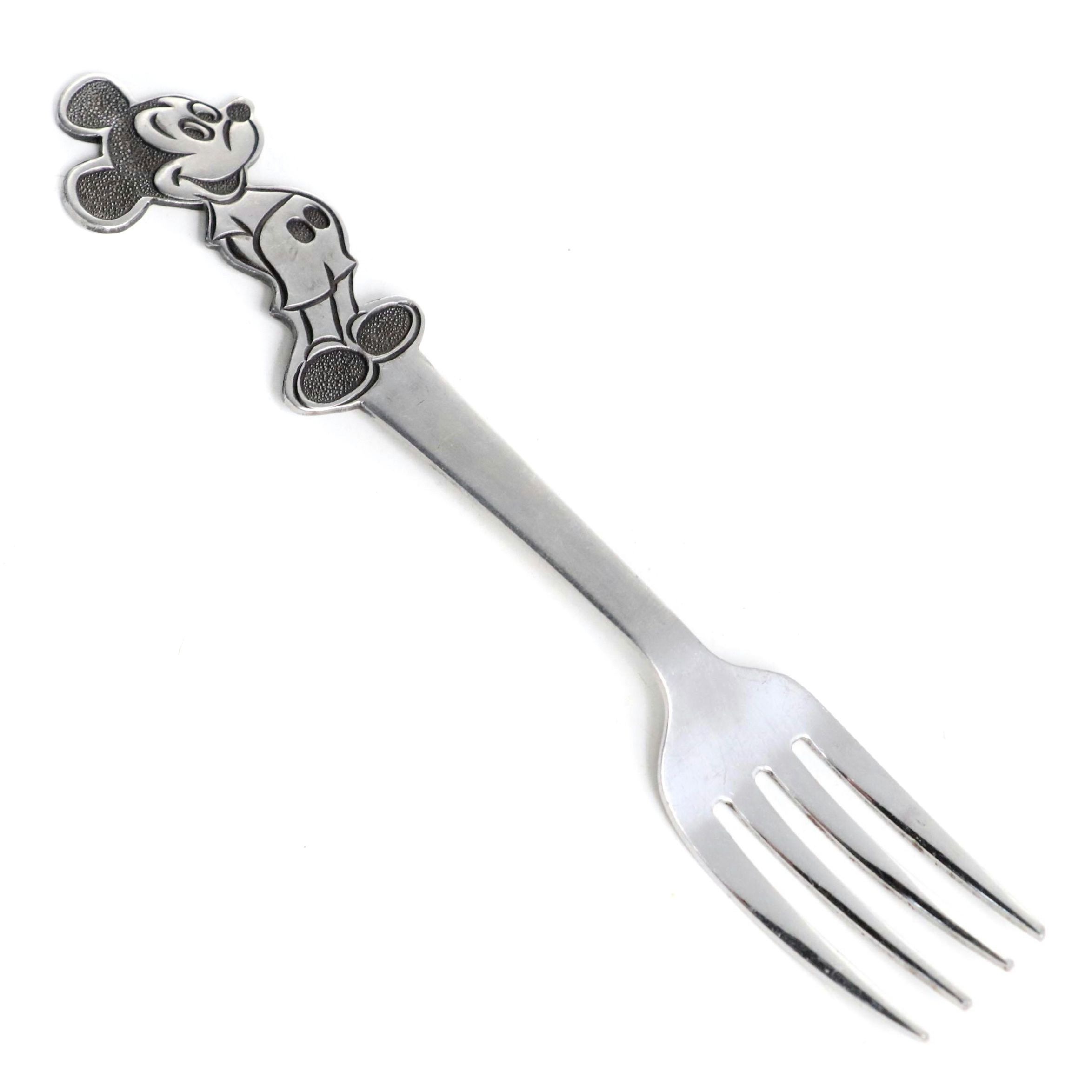 Bonny Walt Disney Productions Mickey Mouse Stainless Steel Child's Fork