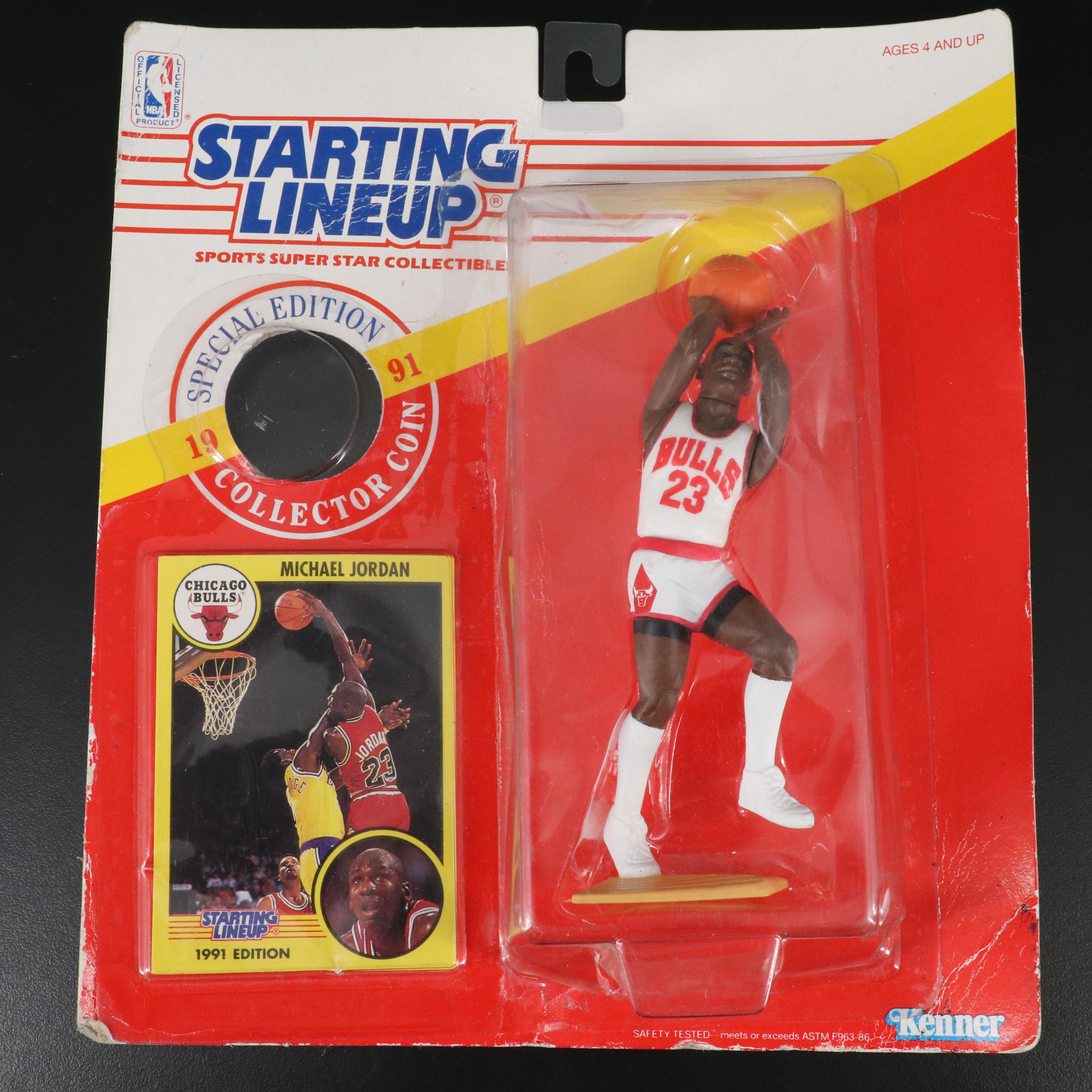Michael Jordan Basketball Cards, Starting Lineup Action Figure, and More
