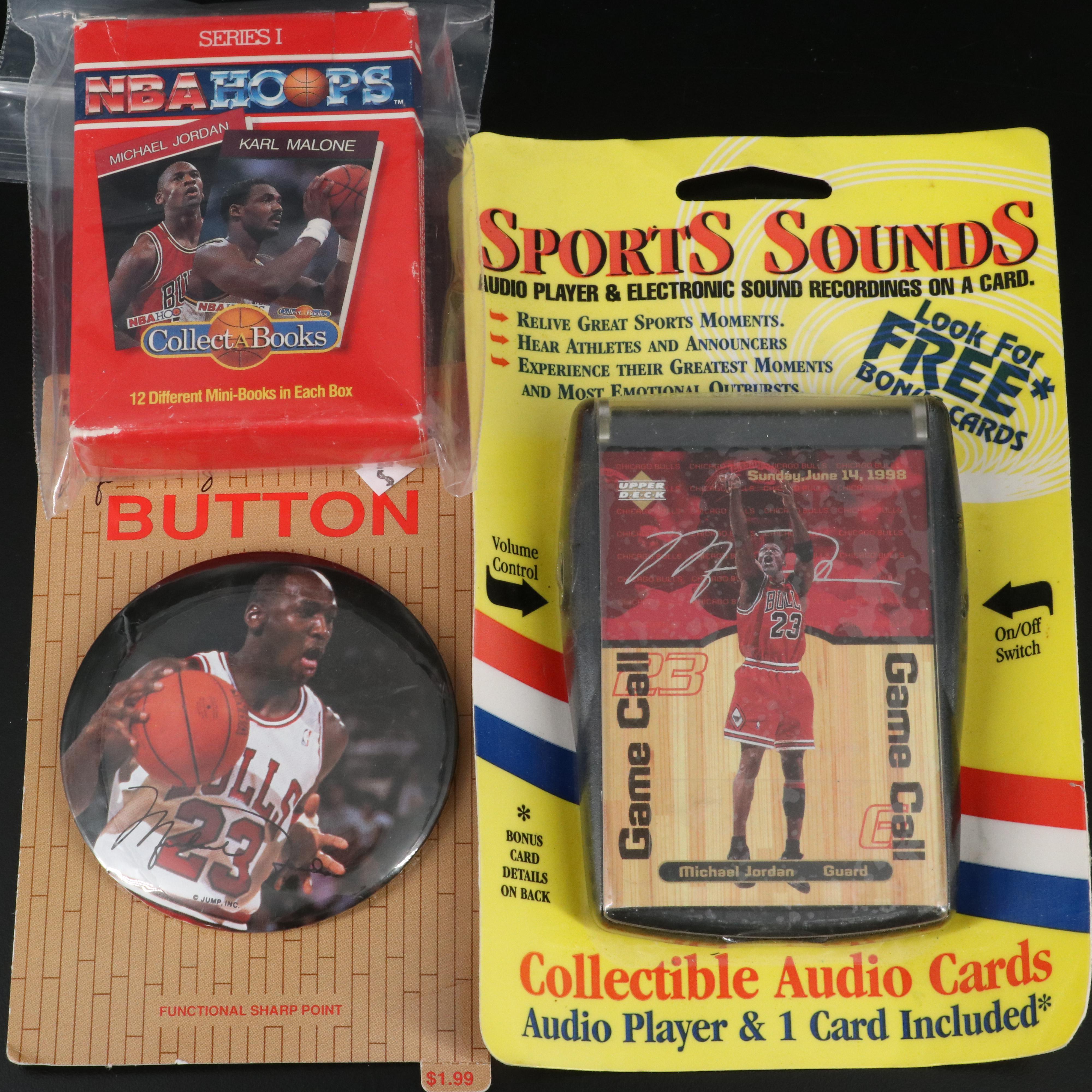 Michael Jordan Basketball Cards, Starting Lineup Action Figure, and More