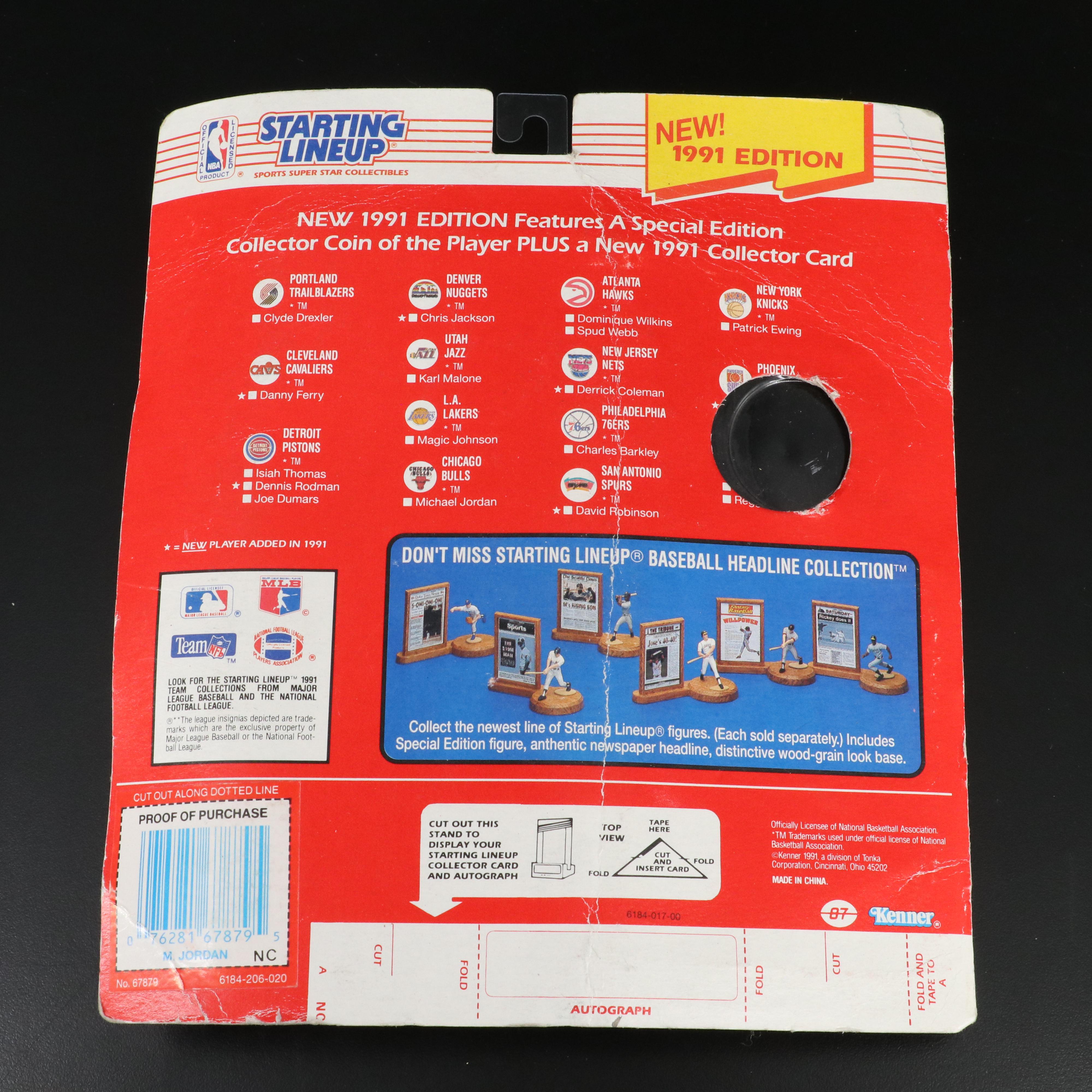 Michael Jordan Basketball Cards, Starting Lineup Action Figure, and More