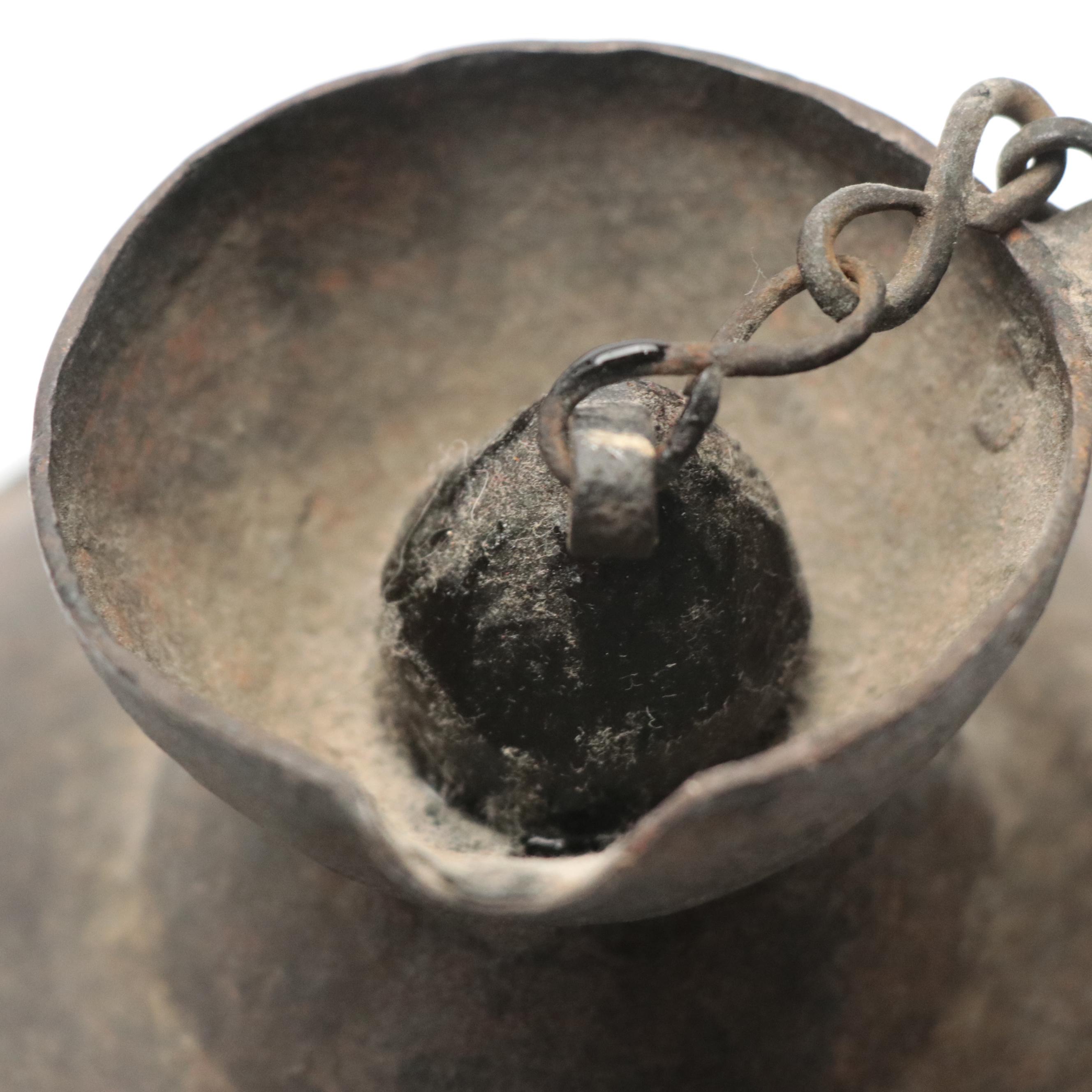 Indian Etched Brass Tray with Metal Vessel and Jewelry