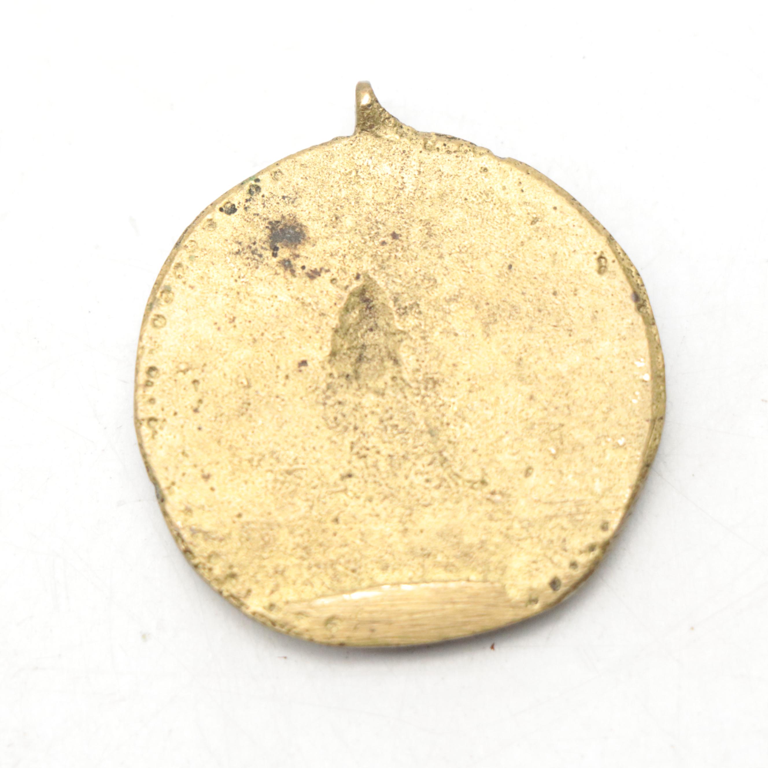 Indian Etched Brass Tray with Metal Vessel and Jewelry